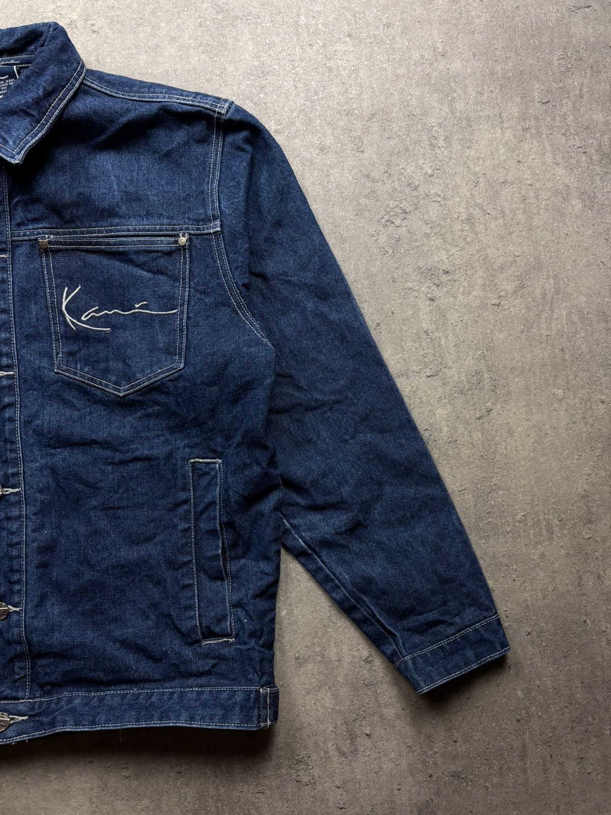 Karl Kani Karl Kani Vintage Denim Jacket – Embroidered Logo big logo Size US M / EU 48-50 / 2 - 11 Thumbnail