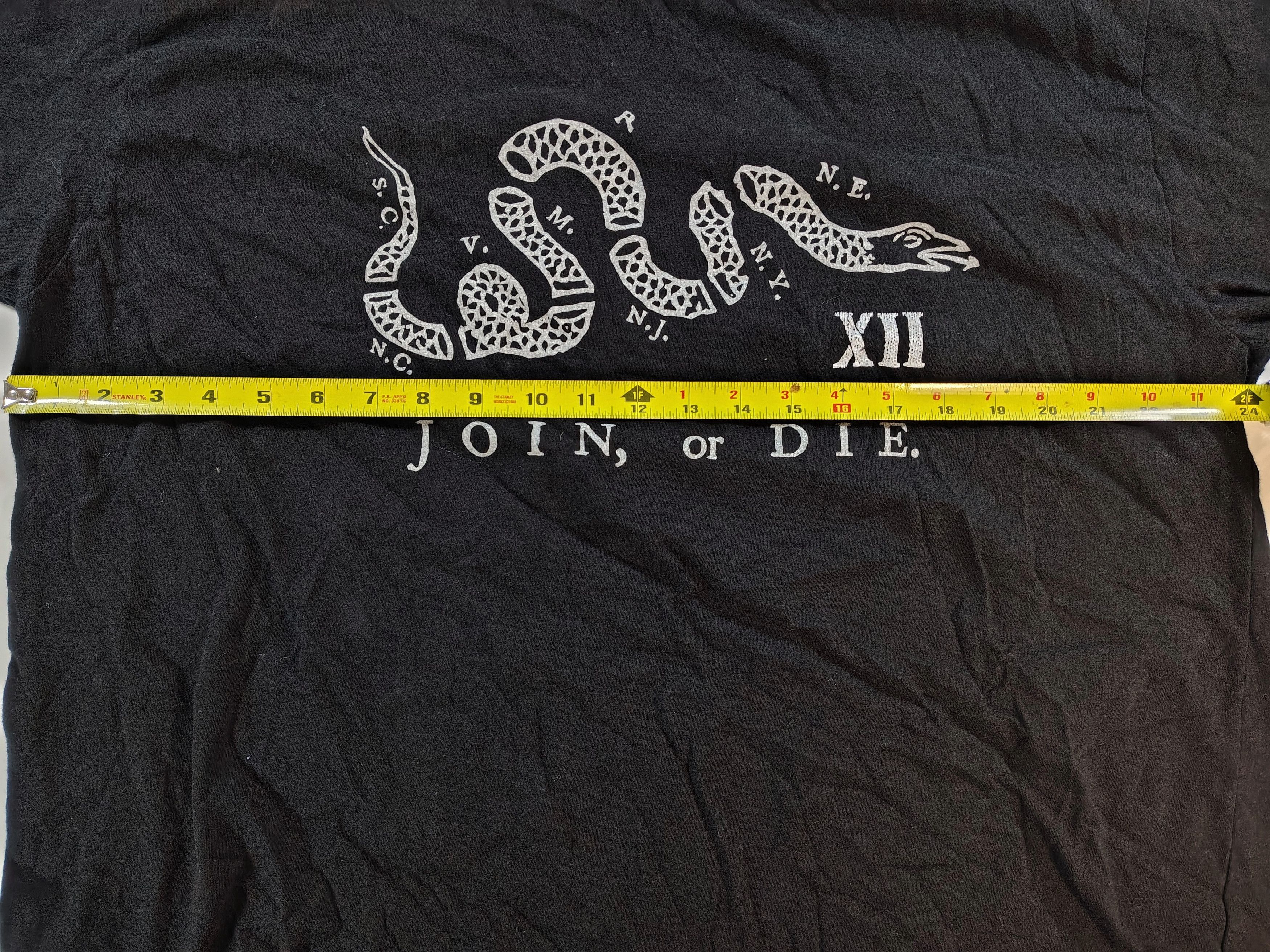 American Apparel Men's XXL Don't Tread On Me American Apparel T-Shirt Size US XXL / EU 58 / 5 - 8 Thumbnail