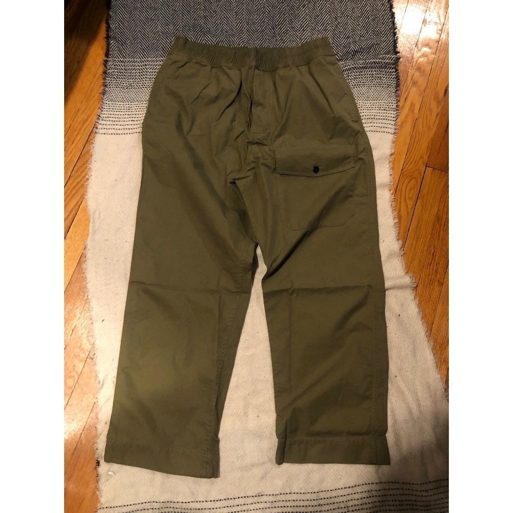 Margaret Howell Margaret Howell MHL Cargo Jogger Pant Khaki Green - XL Size US 36 / EU 52 - 2 Thumbnail