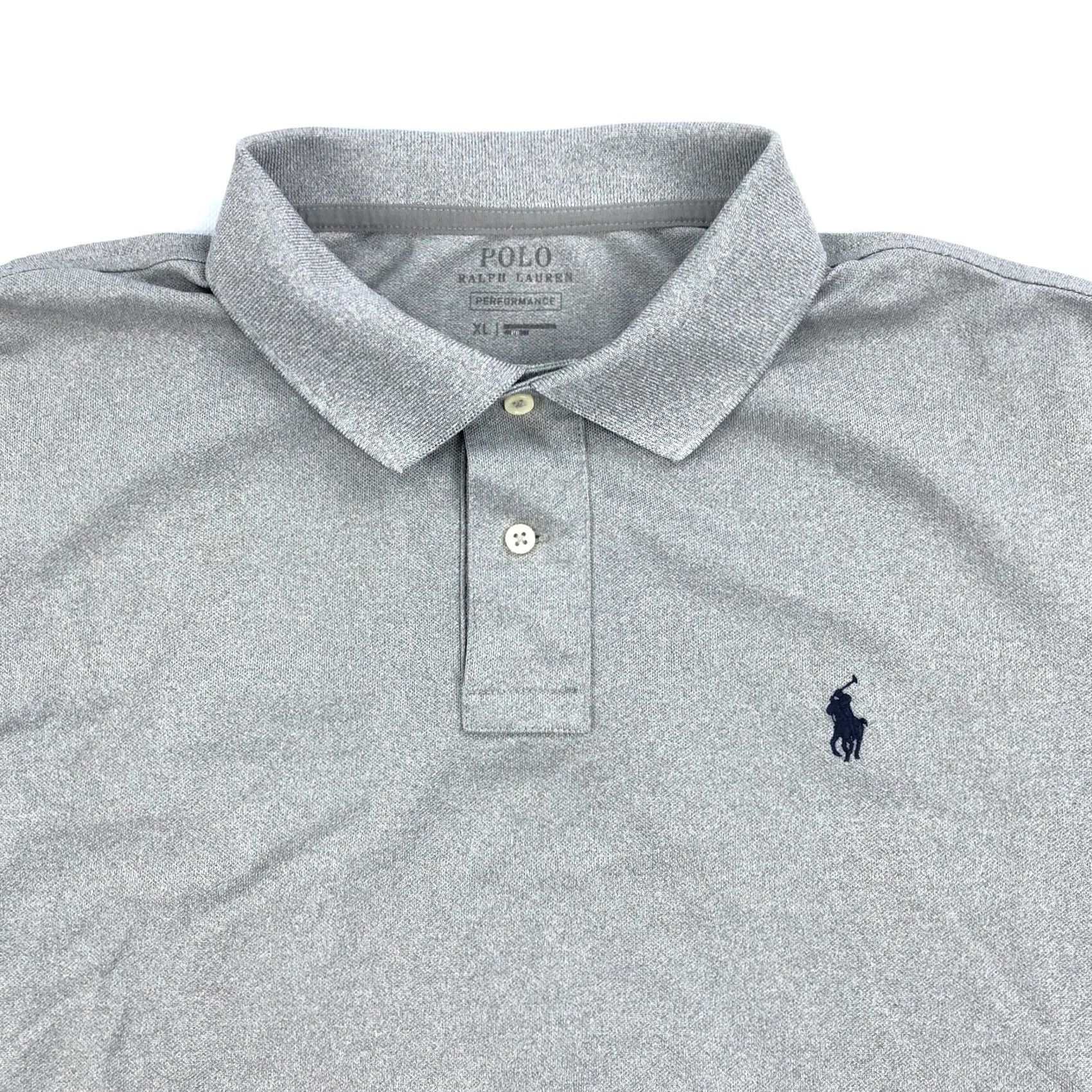 Polo Ralph Lauren Polo Ralph Lauren Performance Polo Shirt Men's XL Heather Gray Short Sleeve Shirt Polo Player Embroidered Logo Size US XL / EU 56 / 4 - 2 Thumbnail
