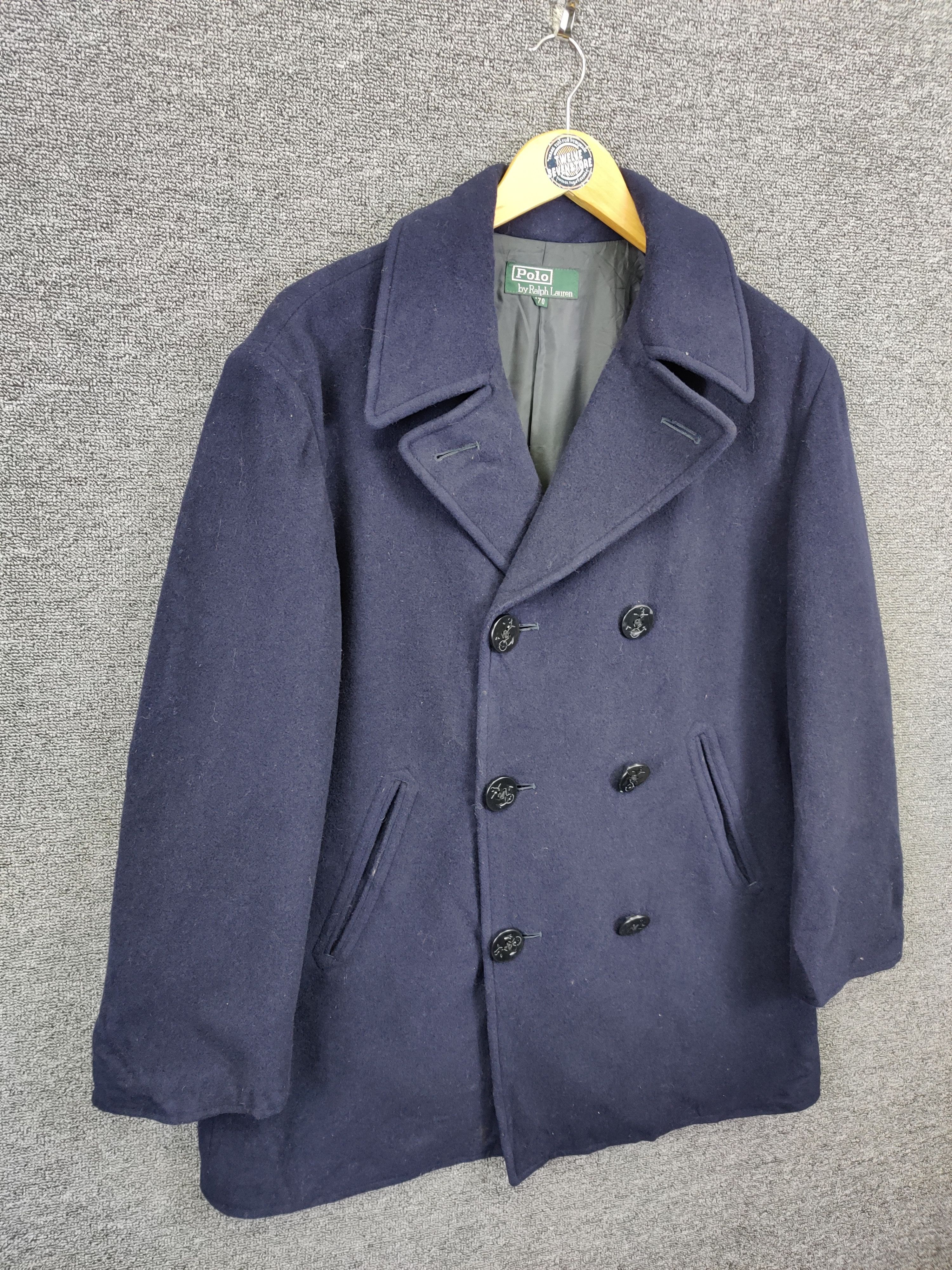 Polo Ralph Lauren Vintage Polo Ralph Lauren Double Breasted Wool Coat Size US M / EU 48-50 / 2 - 5 Thumbnail