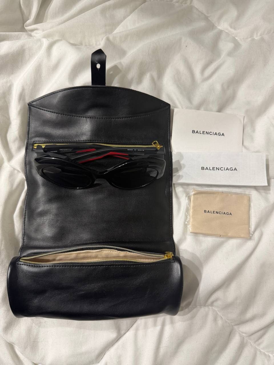 Balenciaga Balenciaga Extreme BB0053S 001 Sunglasses Size ONE SIZE - 4 Thumbnail