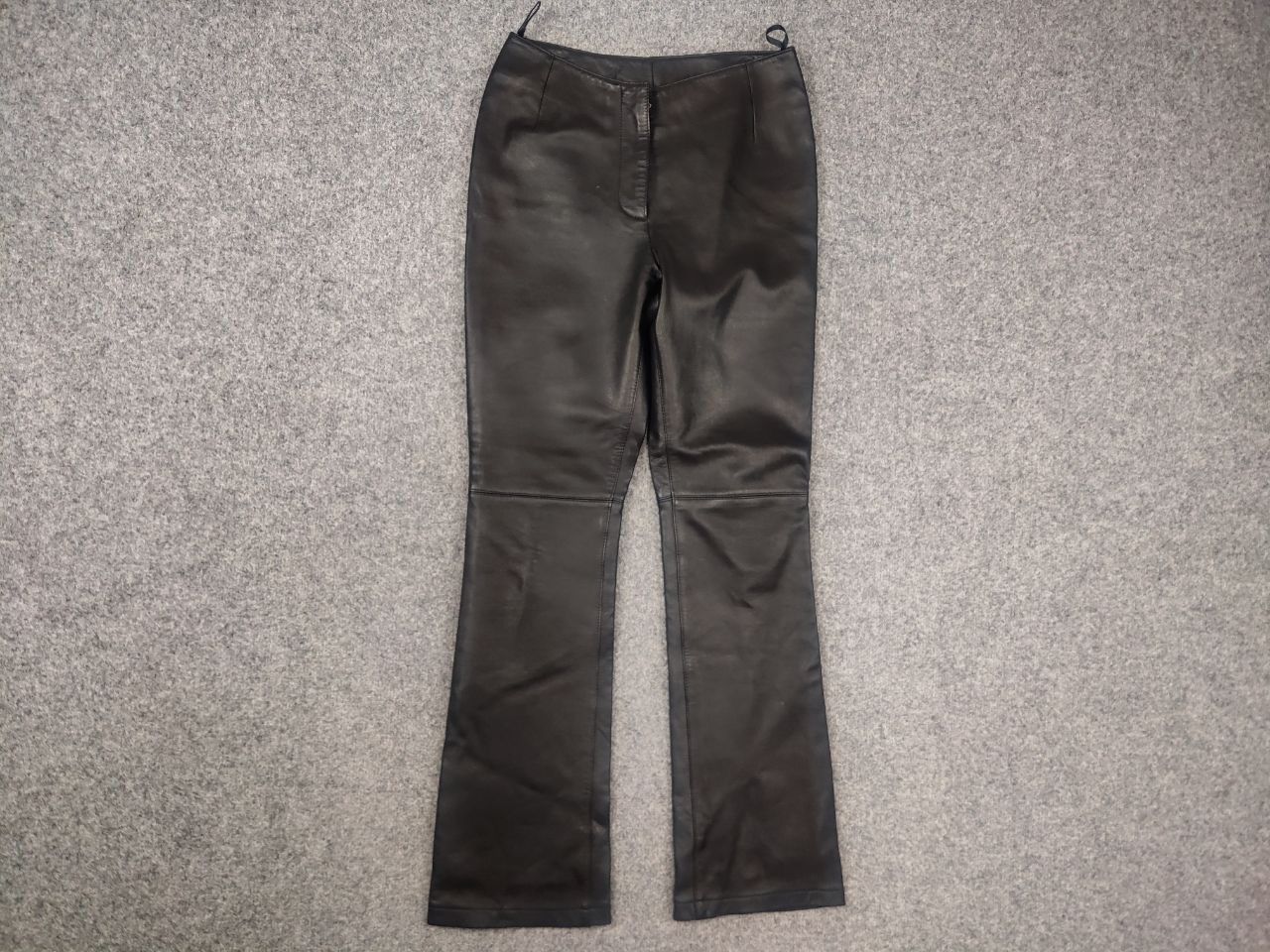 If Six Was Nine Vintage Hysteric Y2K Le Grand Bleu Bootcut Leather Pants Size 30" / US 8 / IT 44 - 1 Thumbnail
