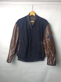 Camel Active Leather Jacket | Grailed