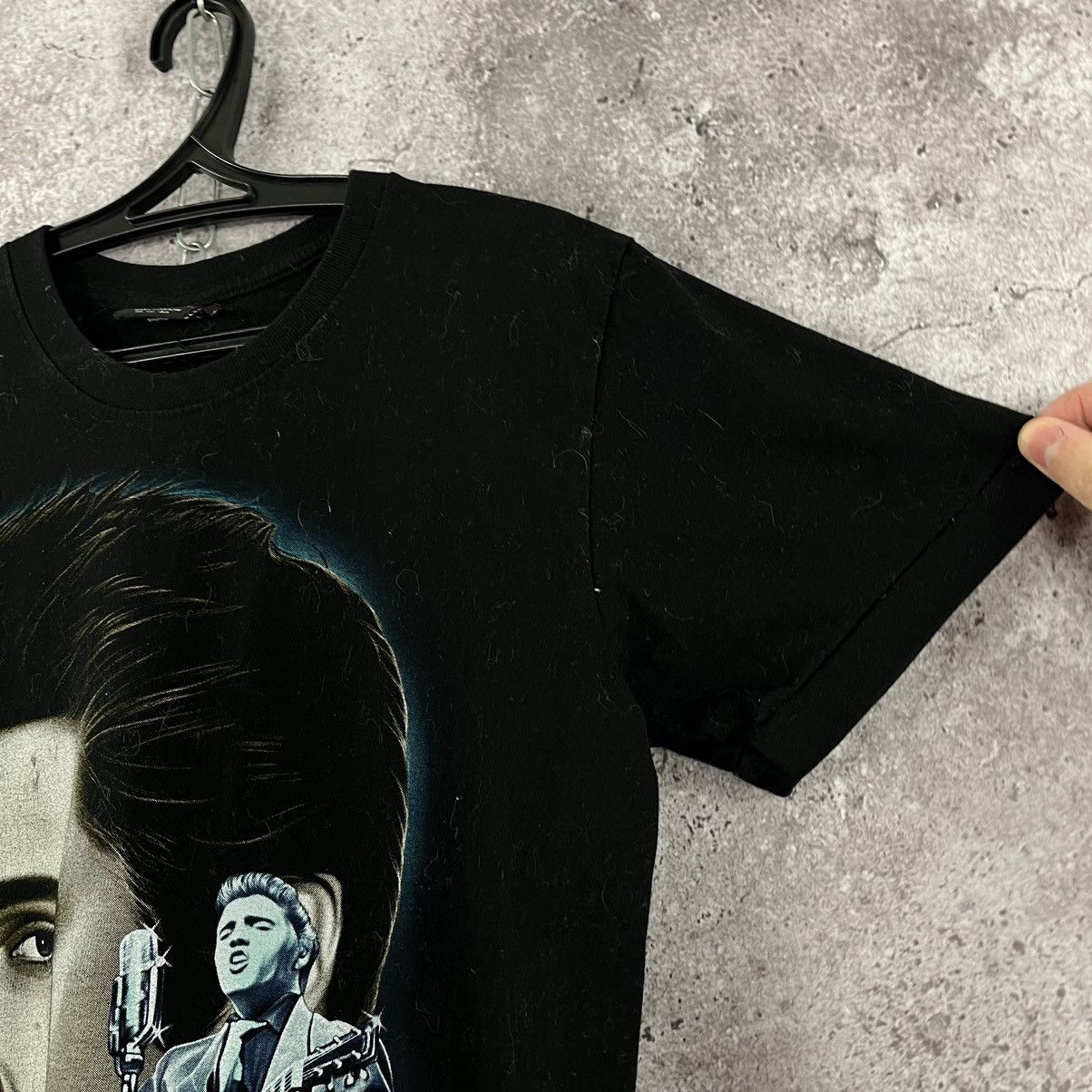Band Tees Elvis Presley T-Shirt Rock Tee Elvis Lives Full Logo Size M Size US M / EU 48-50 / 2 - 6 Thumbnail