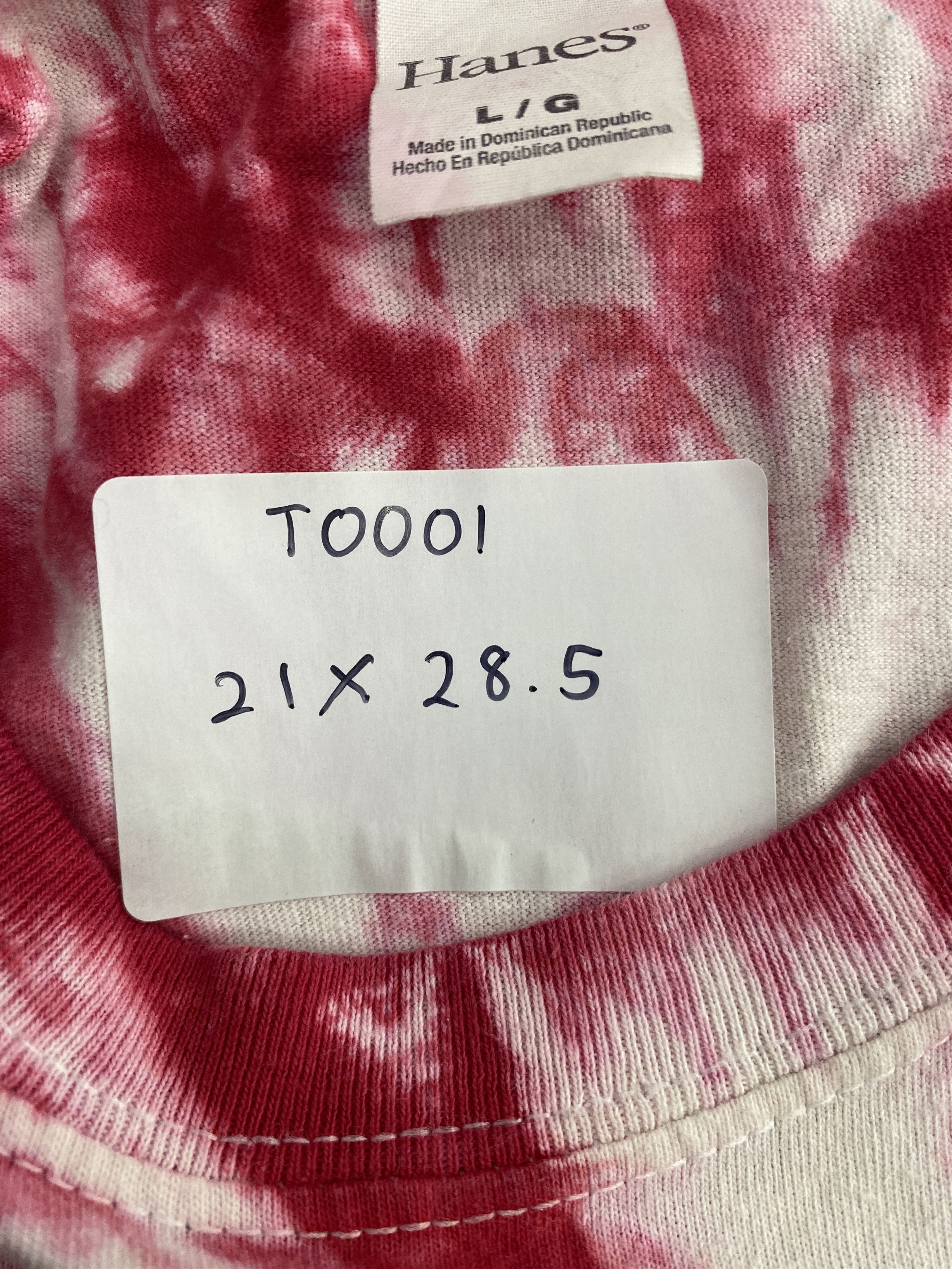 Hanes Vintage Tie Dye Lee County Trojans Short Sleeve Tshirt T0001 Size US L / EU 52-54 / 3 - 7 Thumbnail