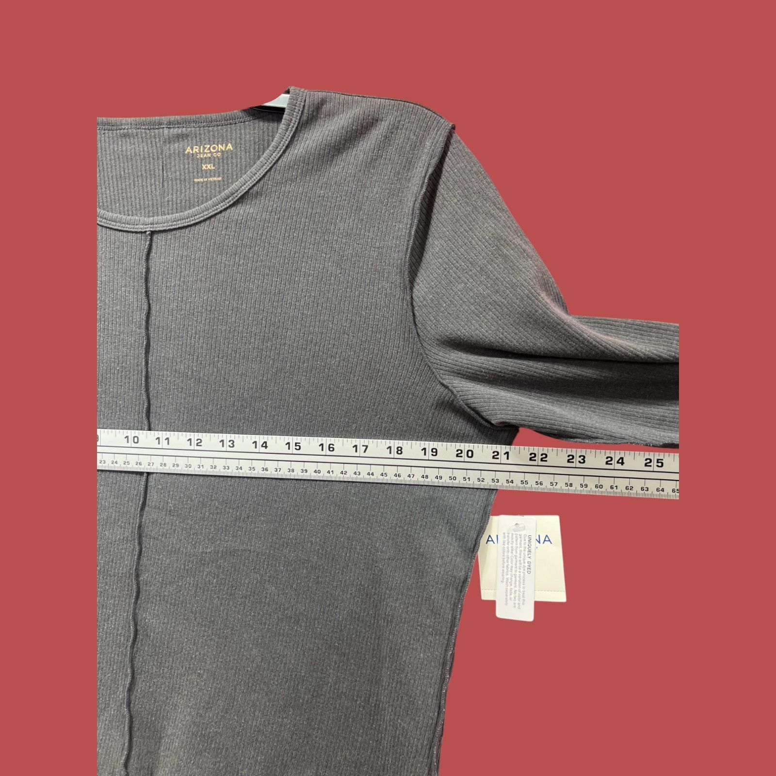 Arizona Jean Co. Arizona - Women's Long Sleeve Round Neck Pullover T-Shirt - Size XXL / US 16-18 / IT 52-54 - 3 Thumbnail
