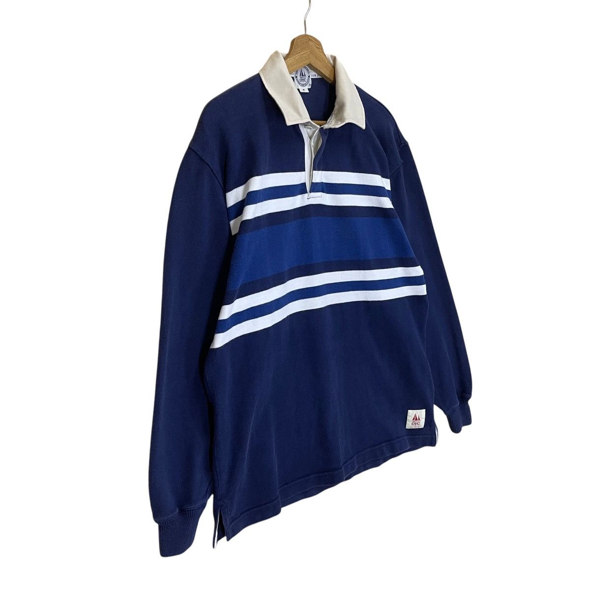 Rugby Ralph Lauren Vintage 90s Ocean Youth Club Polo Rugby Shirts Size M Size US L / EU 52-54 / 3 - 2 Thumbnail