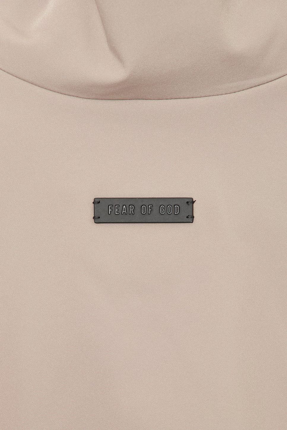Fear of God o1s22i1n1024 High-Necked Vented Track Jacket in Beige Size US L / EU 52-54 / 3 - 3 Thumbnail