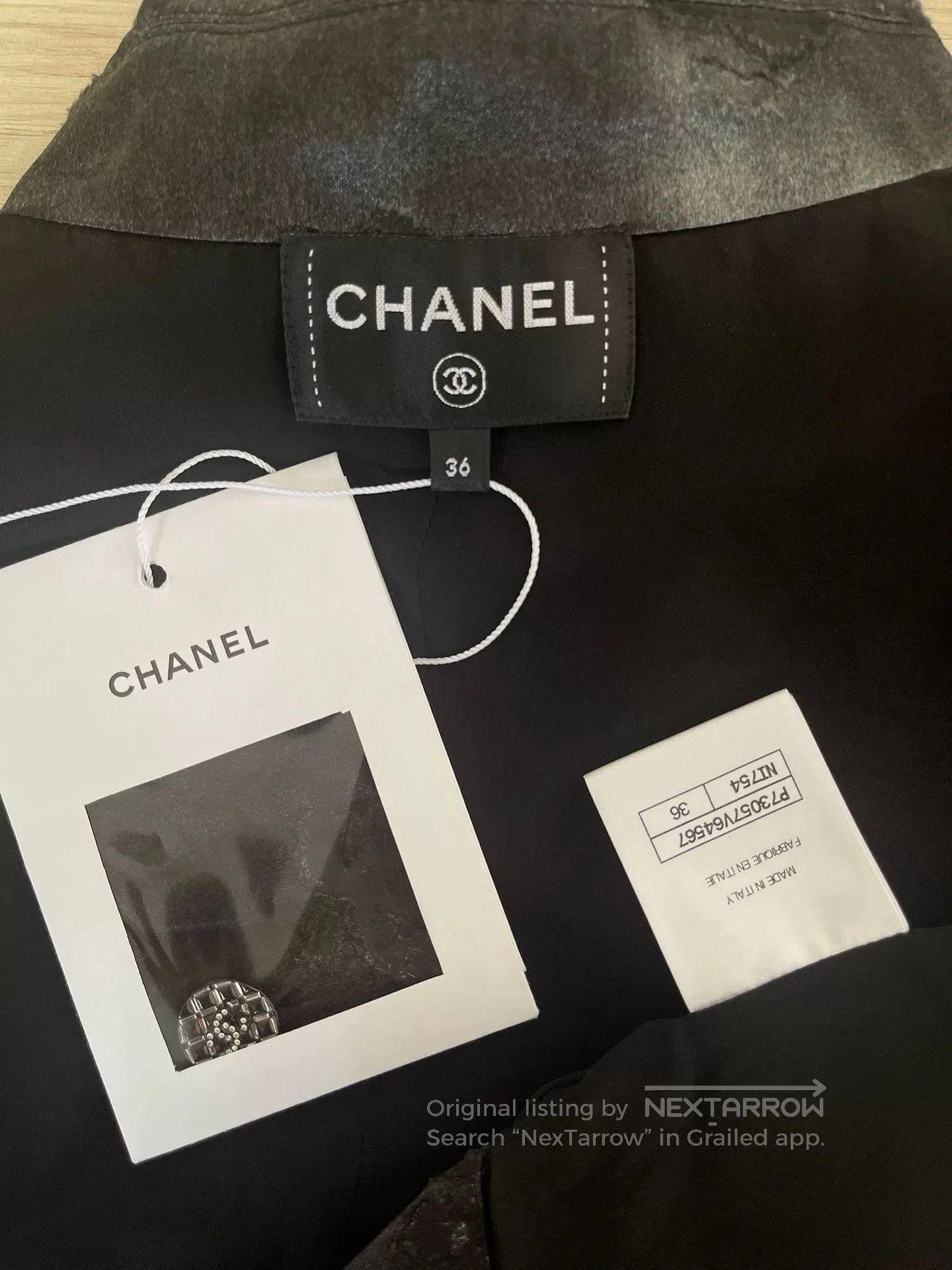 Chanel Chanel 2022 Gray Ombre Shirt FR36. Size US XS / EU 42 / 0 - 3 Thumbnail