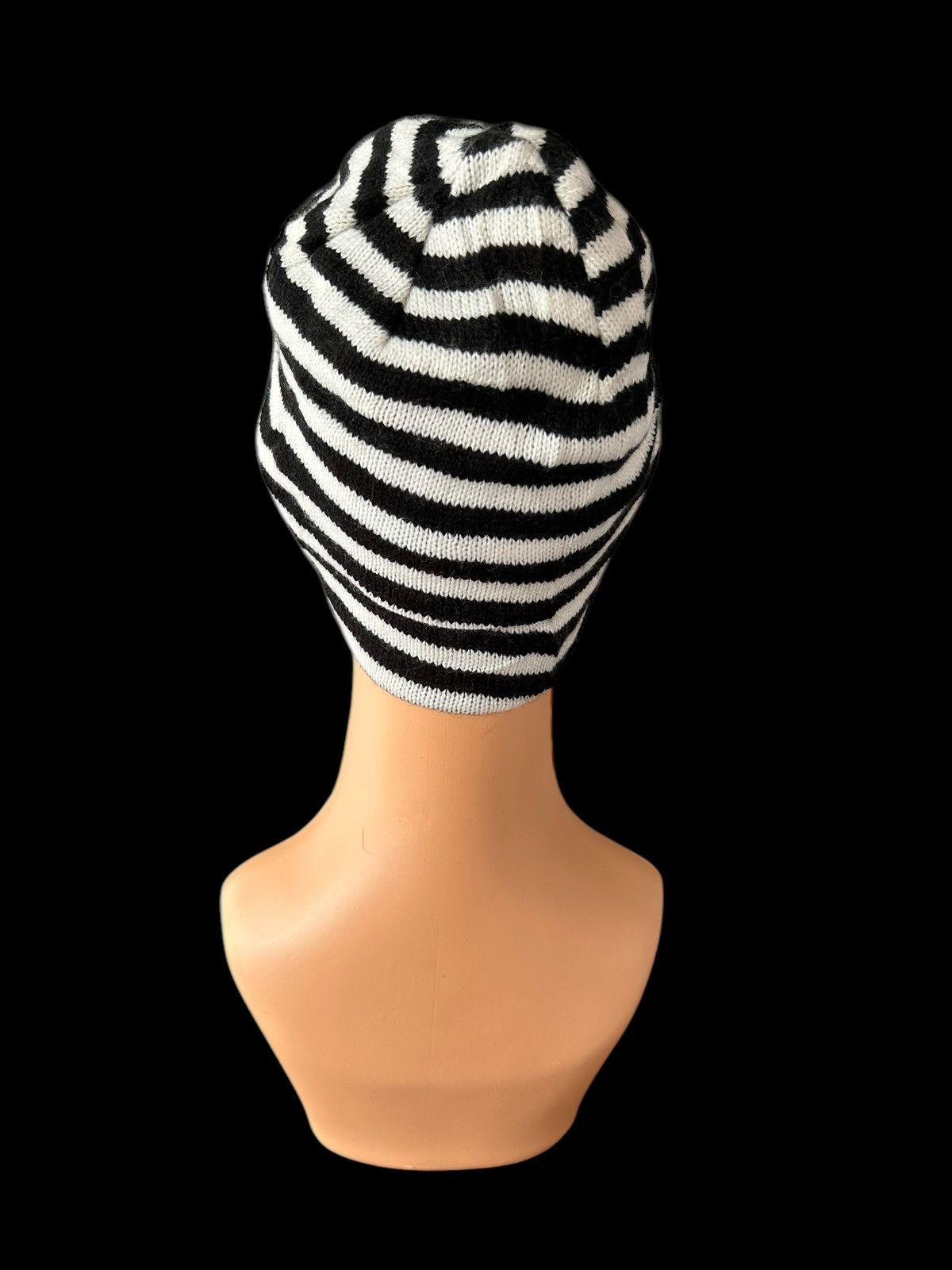 Japanese Brand × Kapital × Vintage Grunge Rock Style Stripe Beanie Hats Size ONE SIZE - 4 Thumbnail
