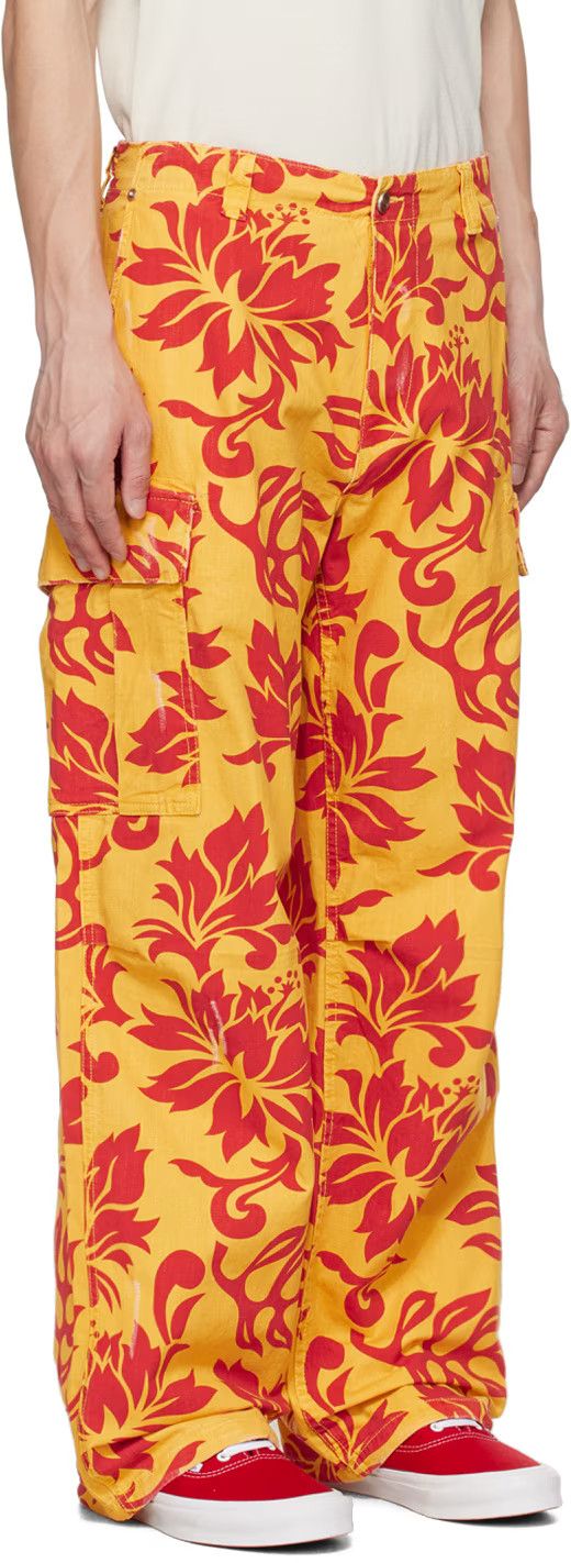 ERL o1y0125 Cargo Pant in Yellow/Red Size US 30 / EU 46 - 2 Thumbnail