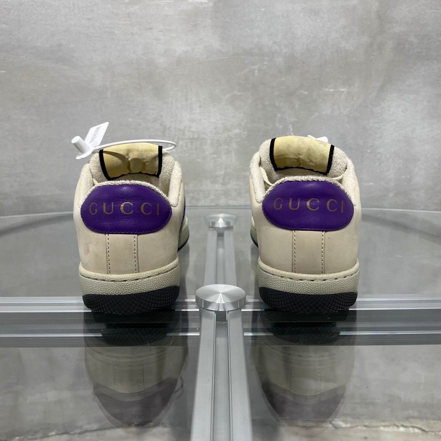 Gucci Gucci GG Enamel Blue Purple Sneakers EUR 35.5 Size US 5.5 / IT 35.5 - 6 Thumbnail