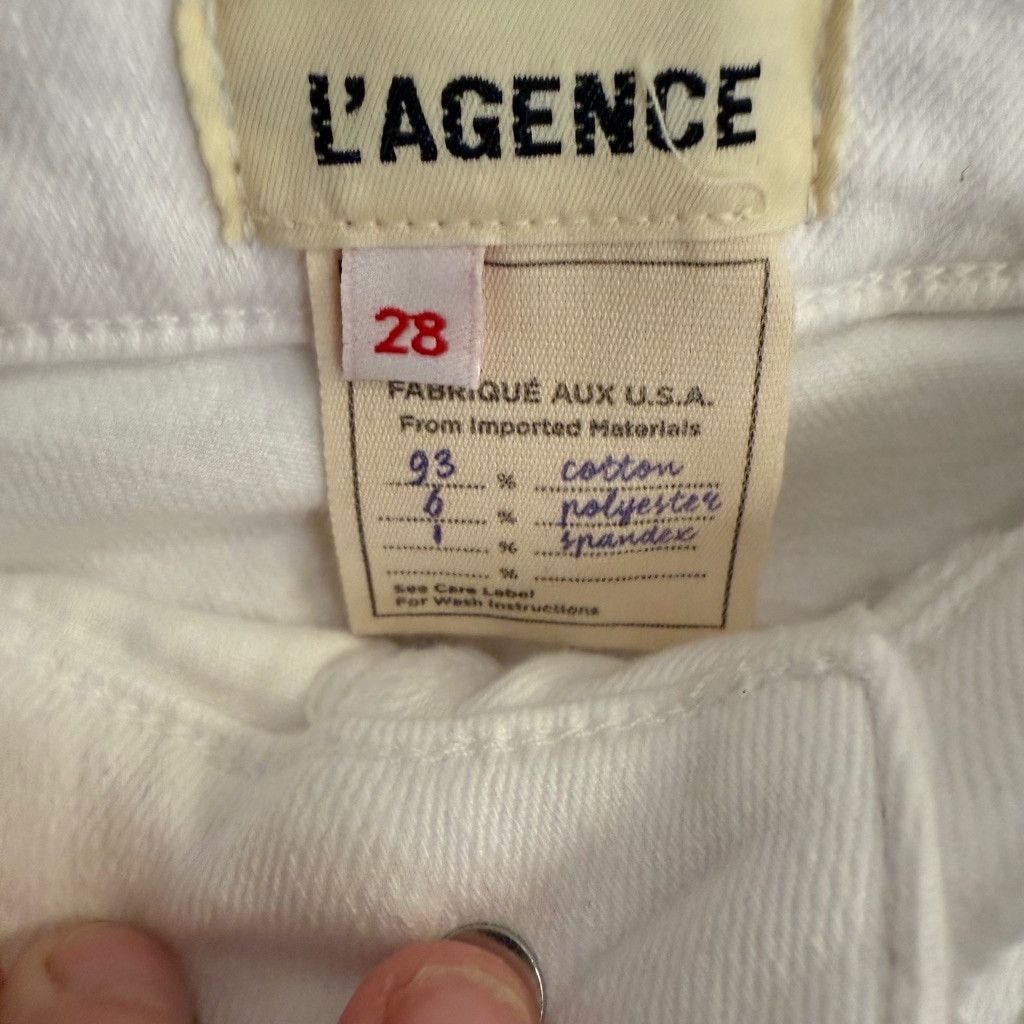L'AGENCE Women's L’Agence Jeans 28 White Size 28" / US 6 / IT 42 - 12 Thumbnail