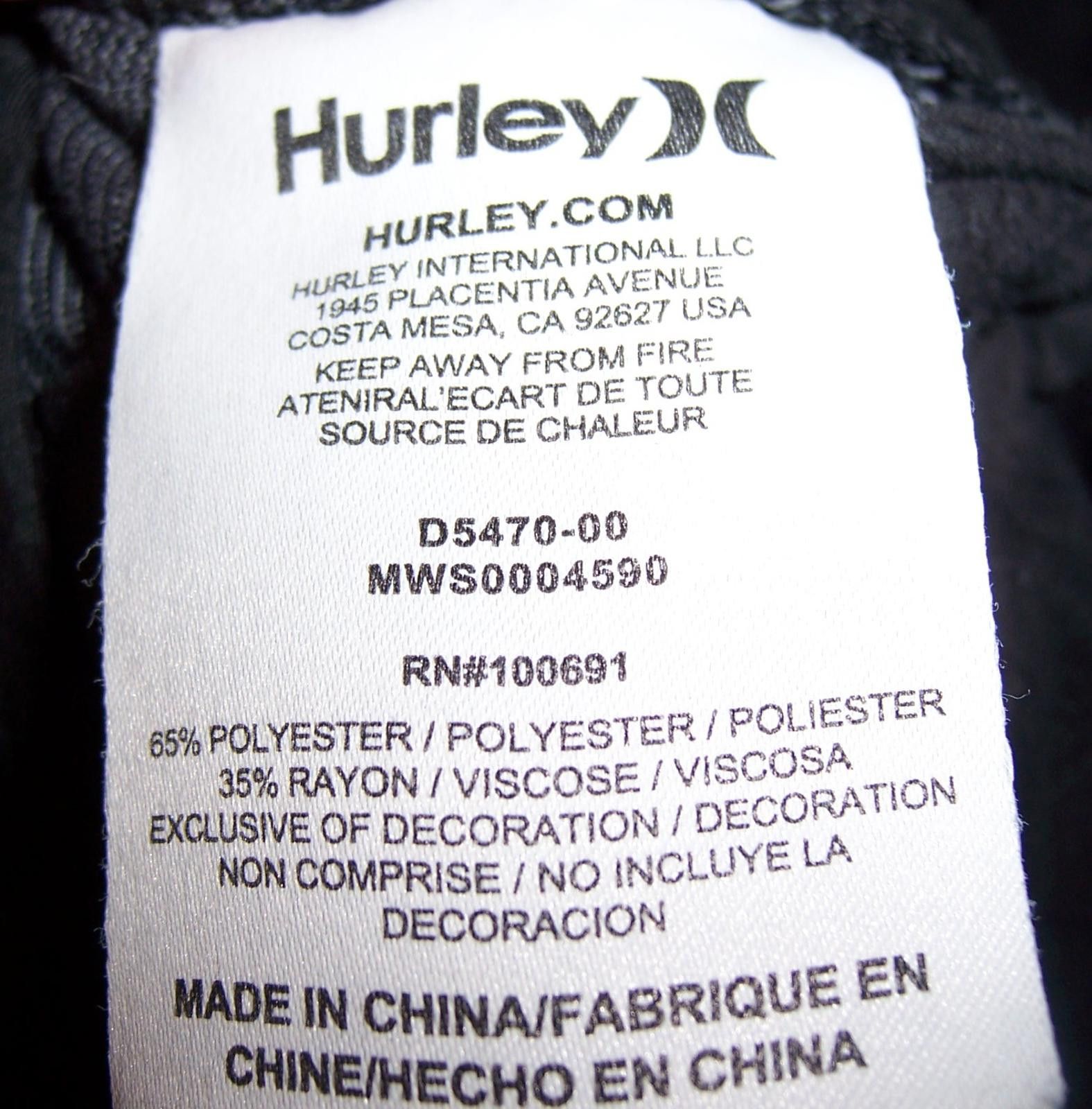 Hurley Hurley Men's Plaid Casual Walking Shorts Size 30" Size US 30 / EU 46 - 4 Thumbnail