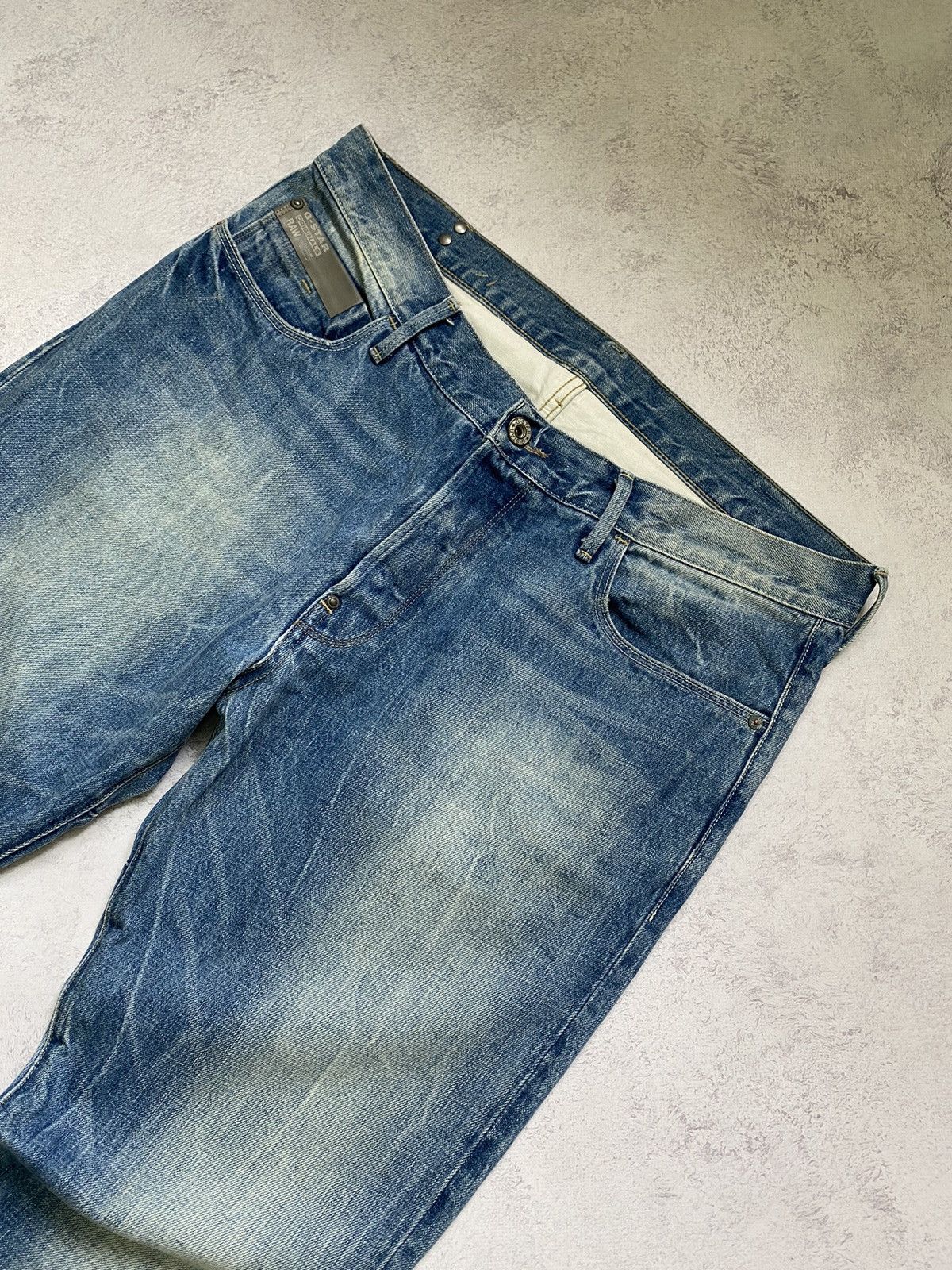G-Star G Star Raw Denim Vintage Men’s Blue Faded Pants Size 36 Size US 36 / EU 52 - 8 Thumbnail