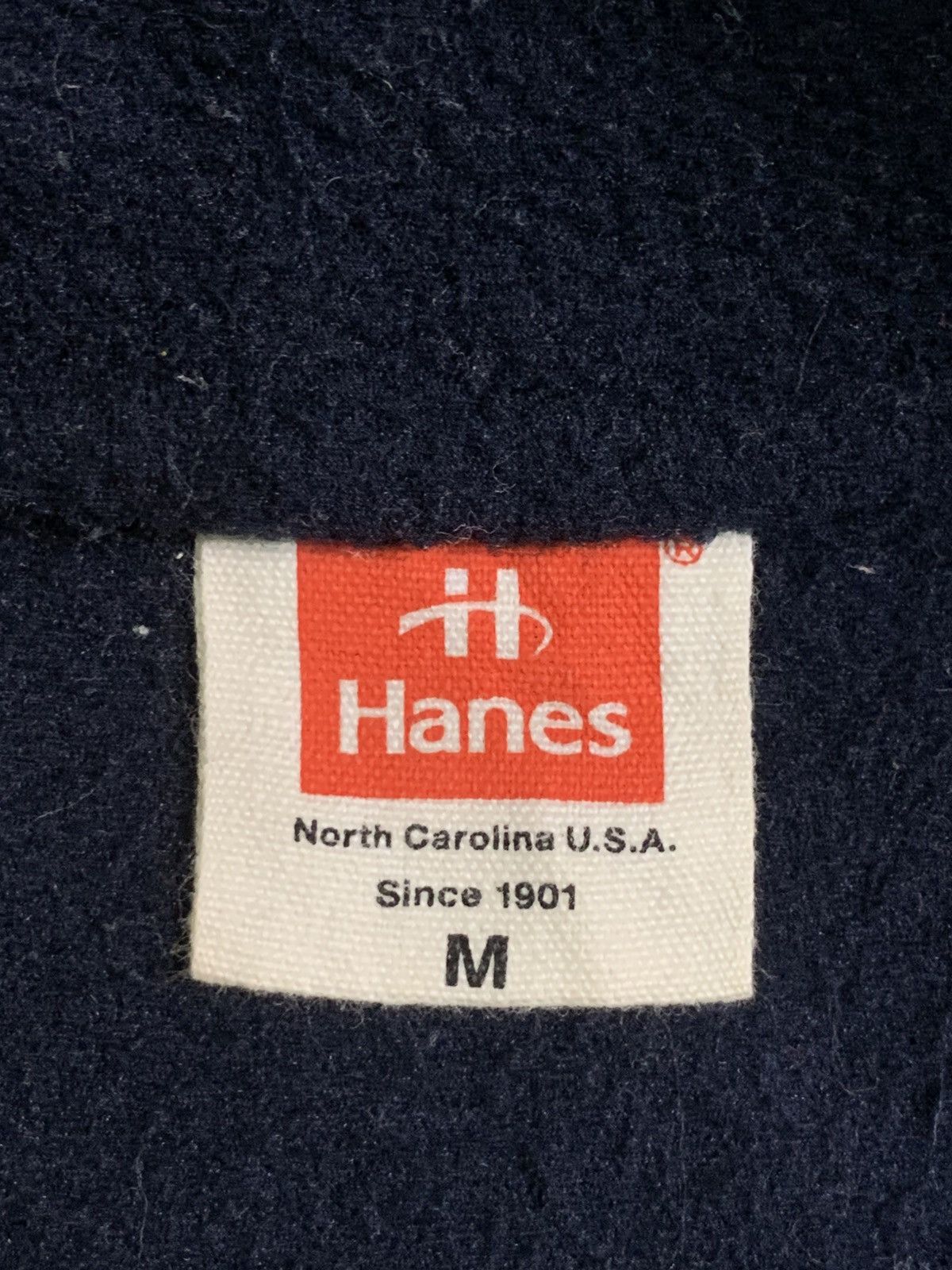 Hanes × Vintage Rare Design Vintage Hanes Fleece Zipper Sweater Size US M / EU 48-50 / 2 - 4 Thumbnail