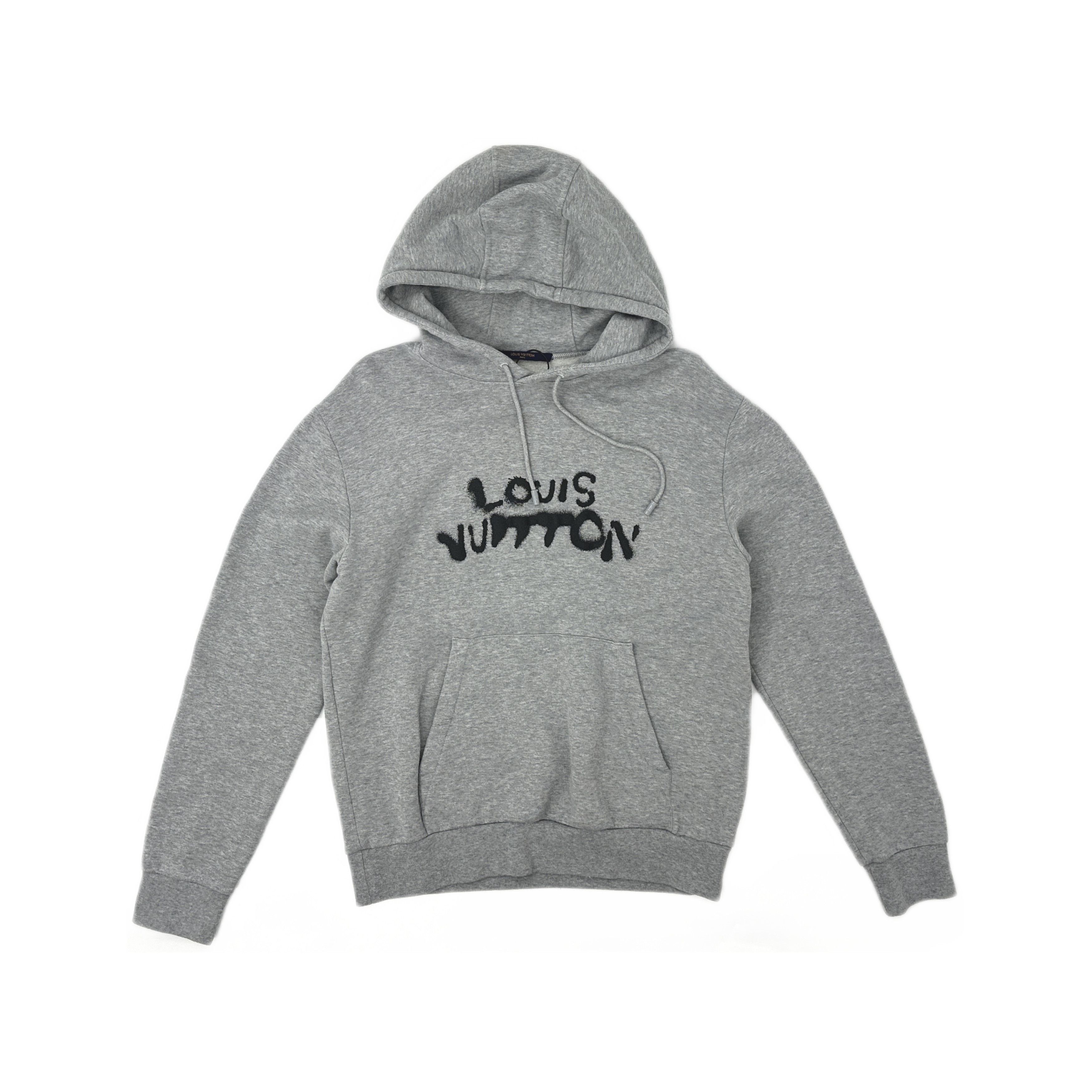 Louis Vuitton Louis Vuitton Graffiti Logo Graphic Hoodie Size L Size US L / EU 52-54 / 3 - 1 Thumbnail
