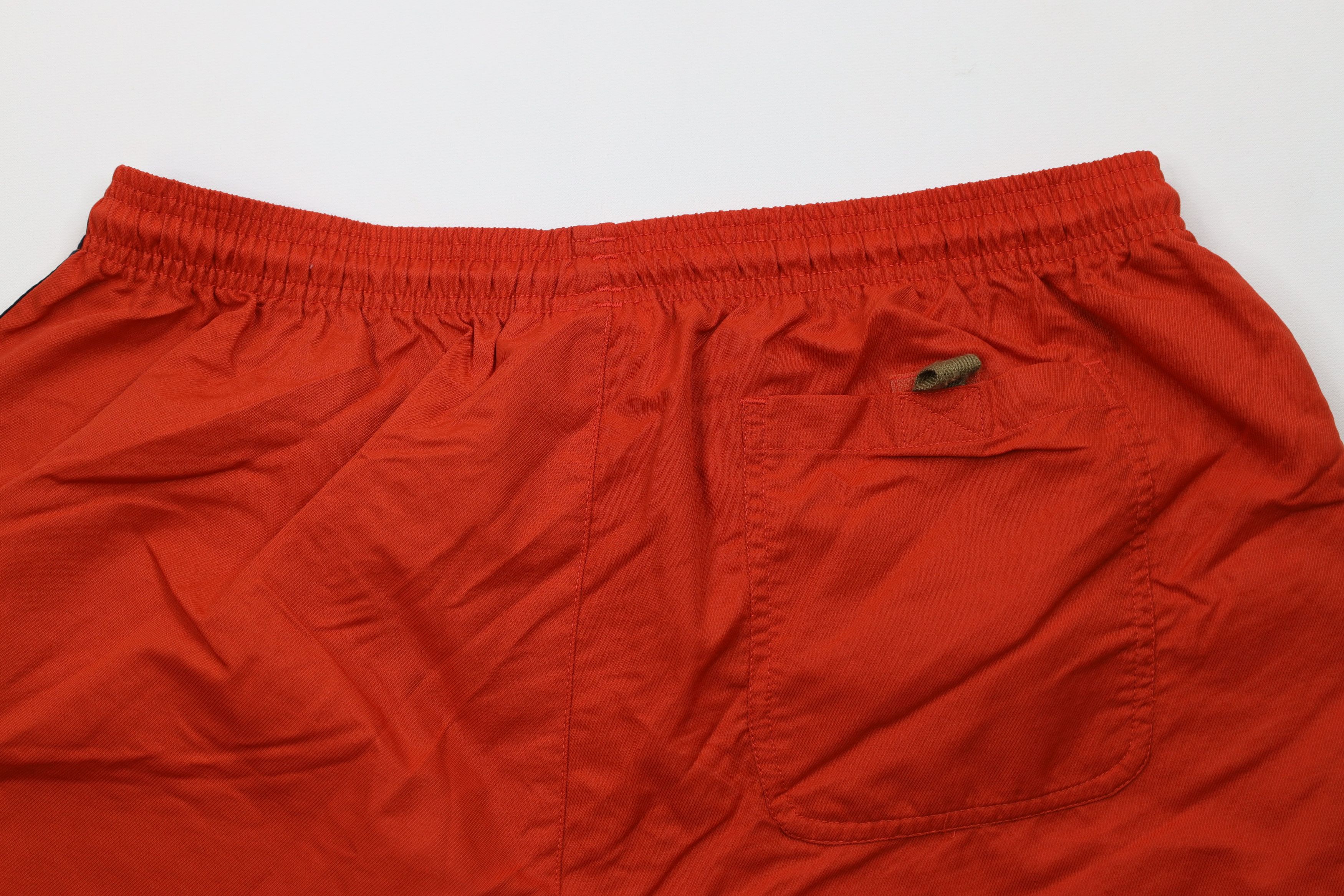 Adidas Vintage 90s Adidas Soccer Shorts Orange Striped Nylon Size US 34 / EU 50 - 10 Thumbnail