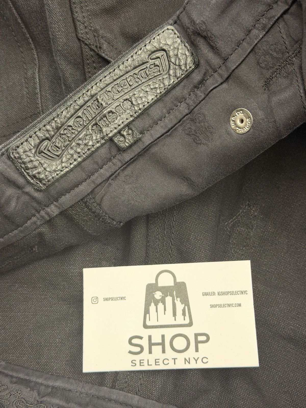 Chrome Hearts NEW CHROME HEARTS FLOOD POCKET CROSS PATCH CARPENTER SHORT Size US 33 - 11 Thumbnail