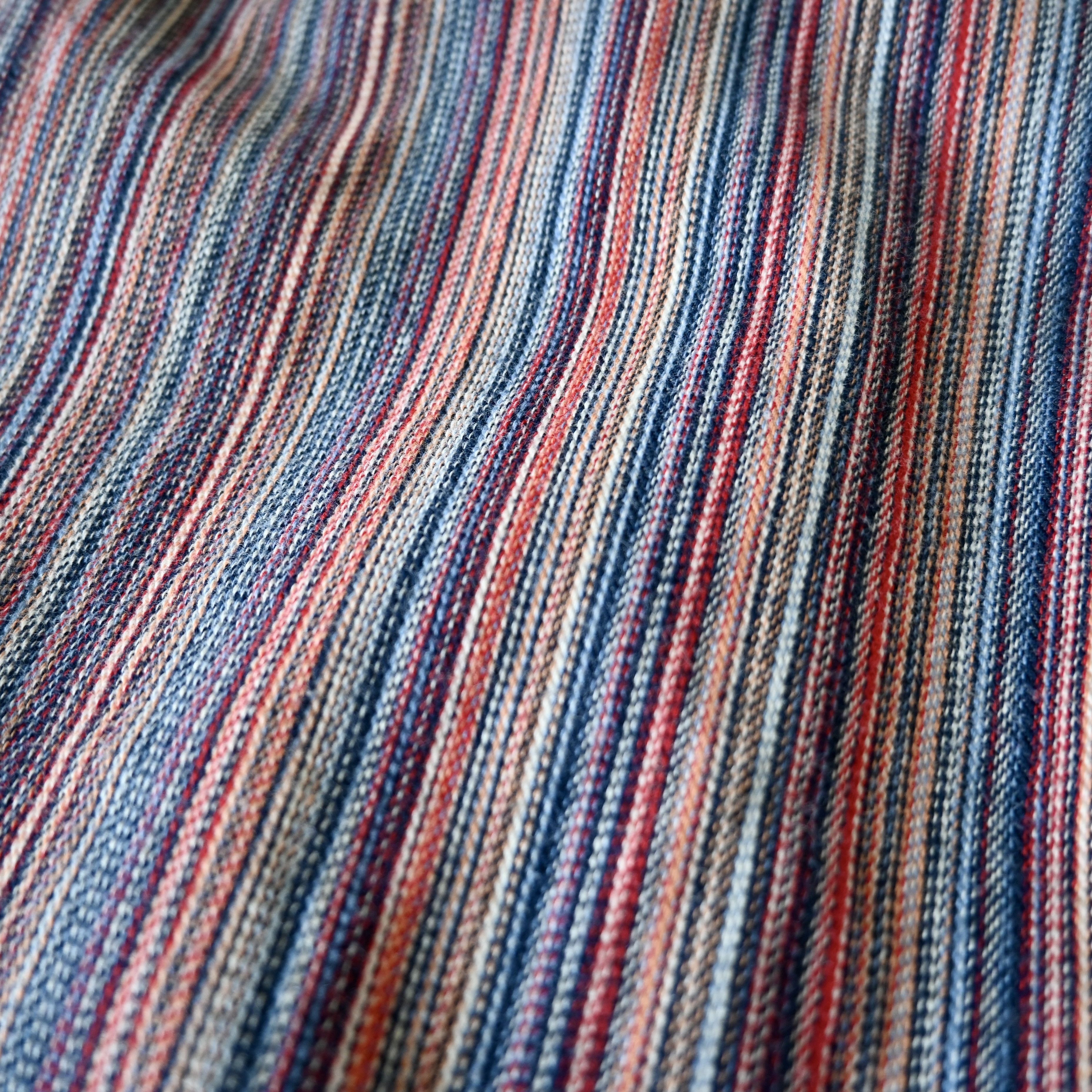 Warehouse & Co. DUBBLE WORKS 1970s Lee inspired striped cotton bush jeans Size US 31 - 12 Thumbnail