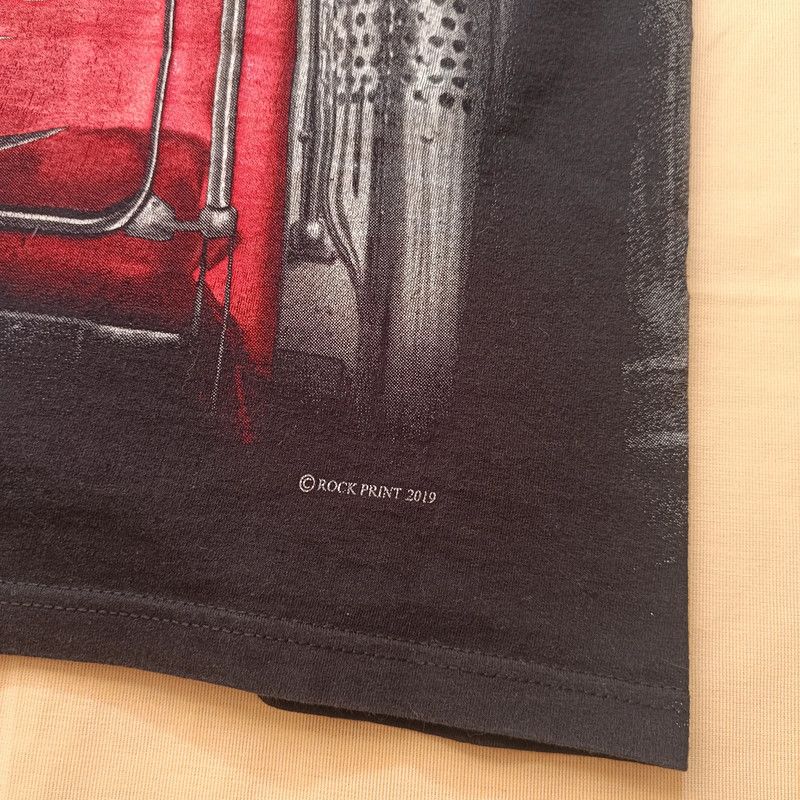Fruit Of The Loom Truckers Black Tshirt Big Graphic Print Wolf Truck Mens M Size US M / EU 48-50 / 2 - 13 Thumbnail