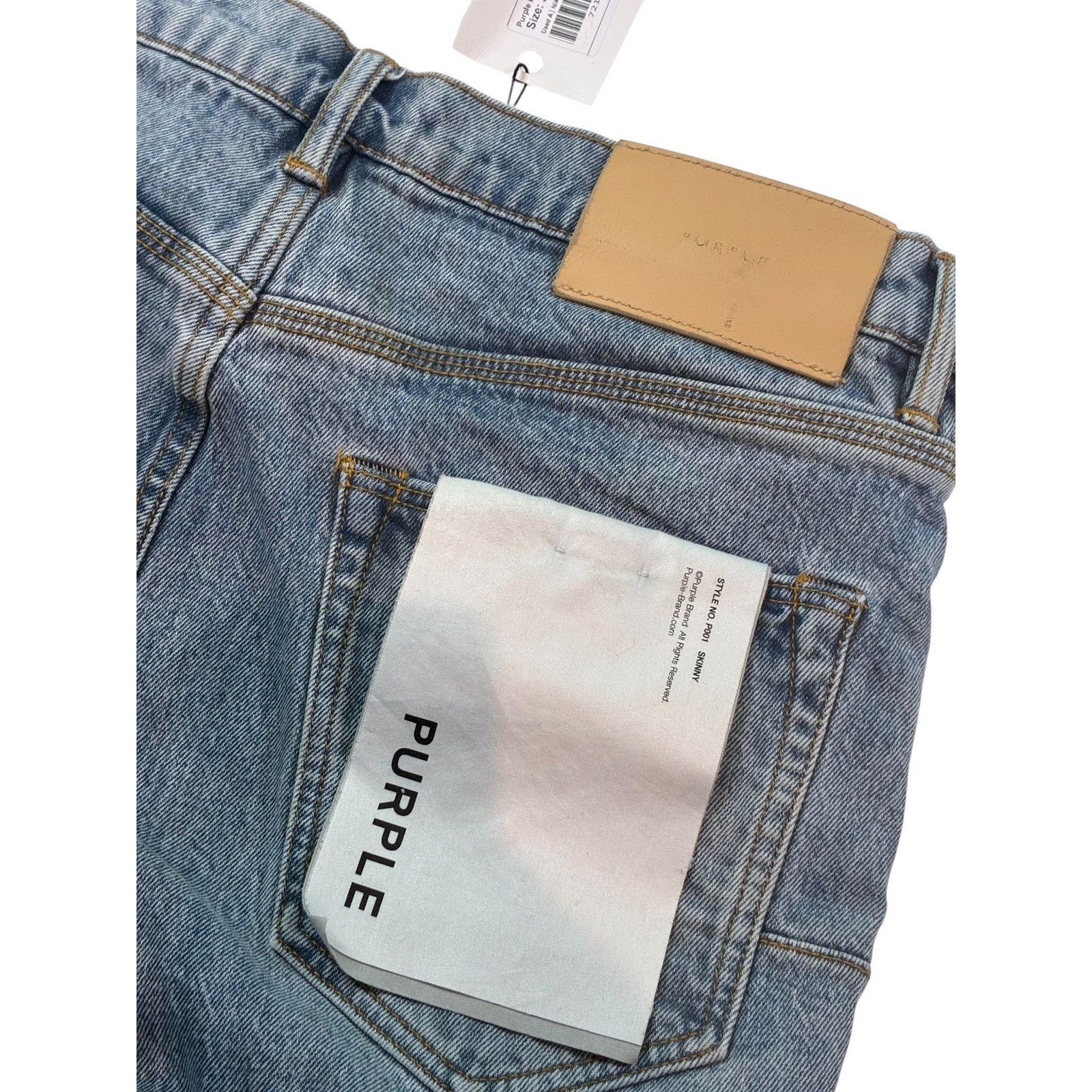 Purple Brand Purple Brand Light Wash Cargo Pants Size US 34 / EU 50 - 5 Thumbnail