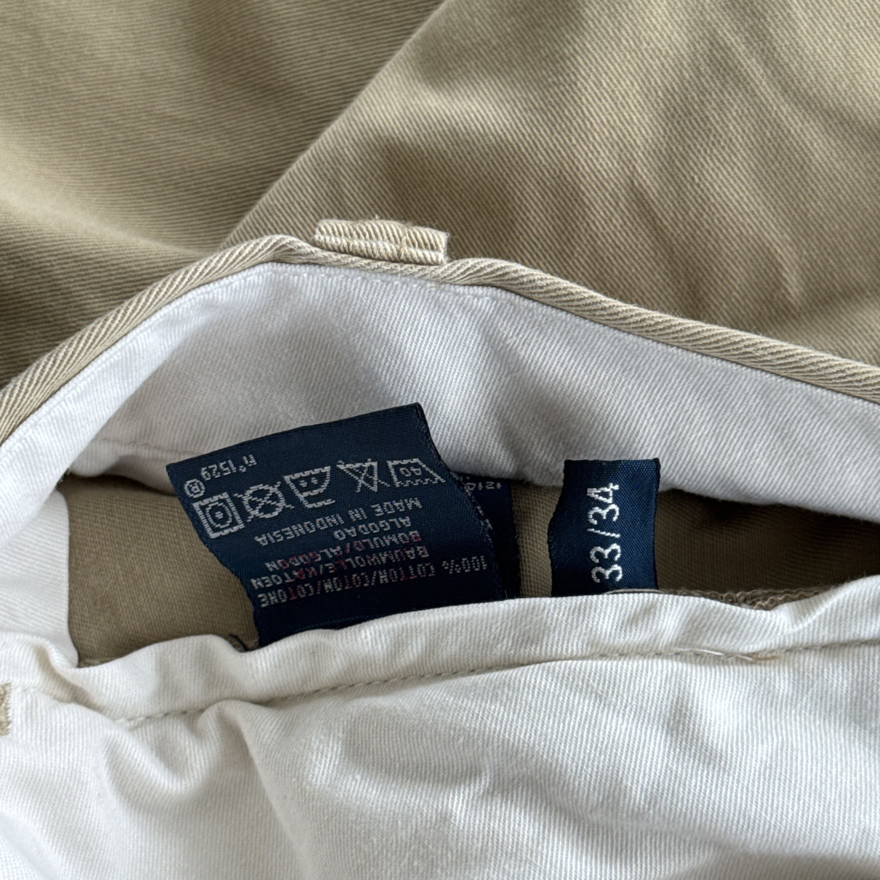 Polo Ralph Lauren Polo Ralph Lauren Custom Fit Beige Chino Pants Size 33 34 Size US 33 - 6 Thumbnail
