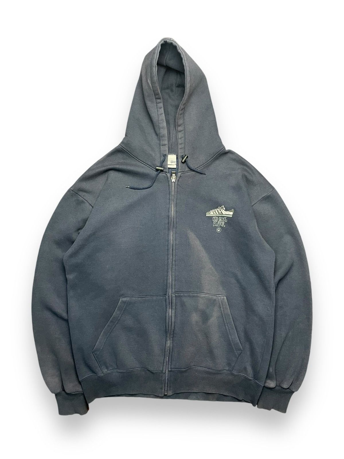 トップス 90s 00s old stussy vintage archive sweat 🚨ALHAMDULILLAH SOLD🚨 Vintage Stussy All Logo Zip hoodie