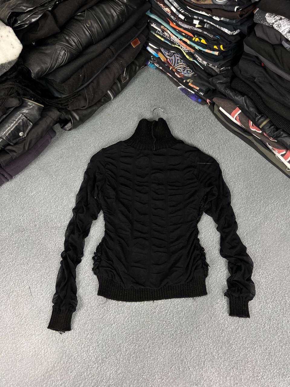 Vintage Y2K Gothic Vibe 00s Bondage Long Sleeve Top Size M / US 6-8 / IT 42-44 - 6 Thumbnail