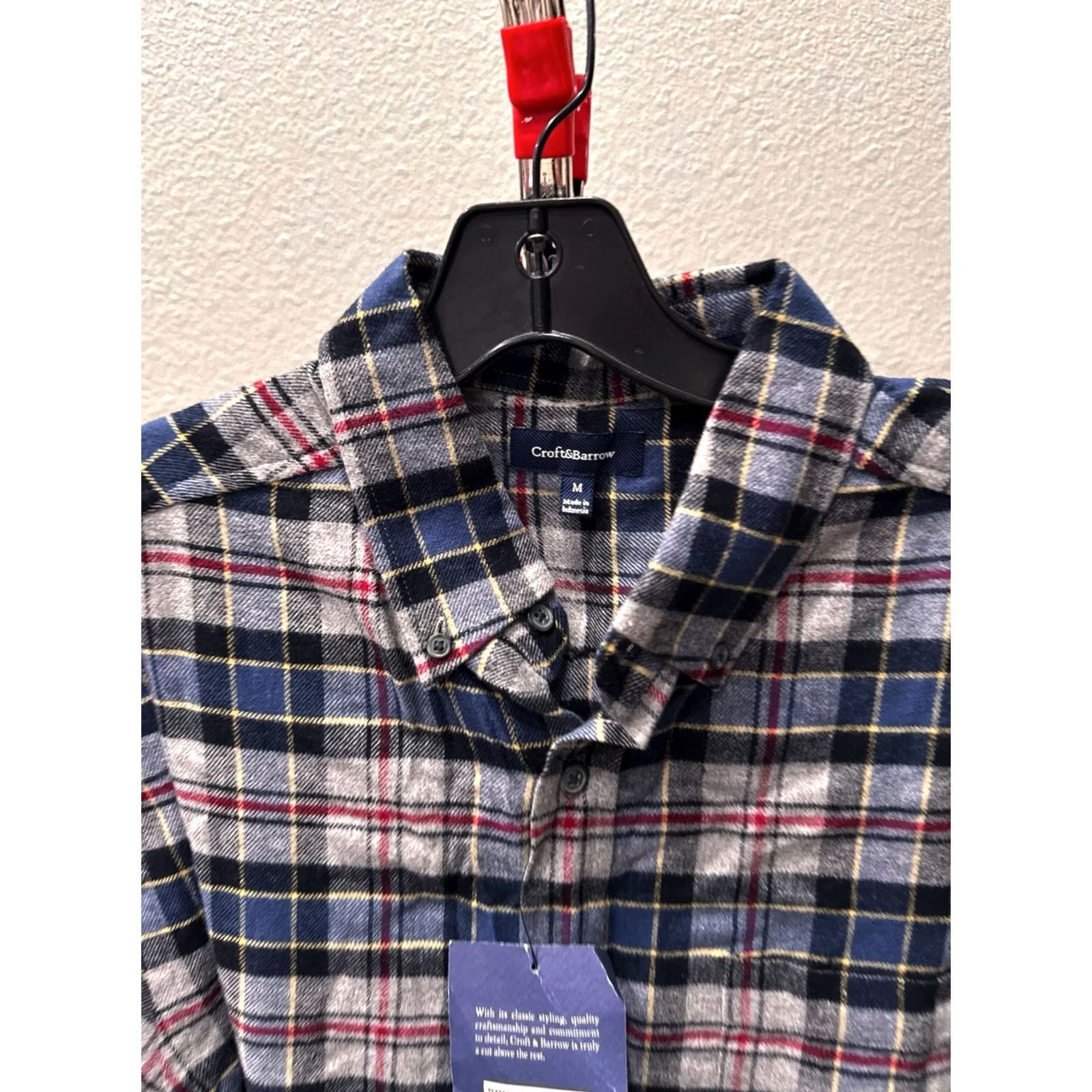 Croft & Barrow Croft & Barrow LONG SLEEVE SHIRT M Mens Sharp 15.5 x 34/35 m Size US M / EU 48-50 / 2 - 7 Thumbnail