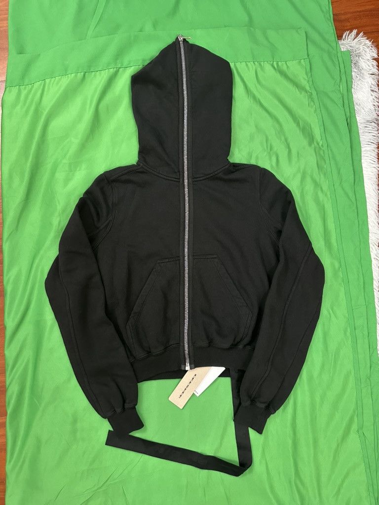 Rick Owens Drkshdw Rick Owens drkshdw Porterville cropped gimp zip hoodie Size US L / EU 52-54 / 3 - 1 Thumbnail