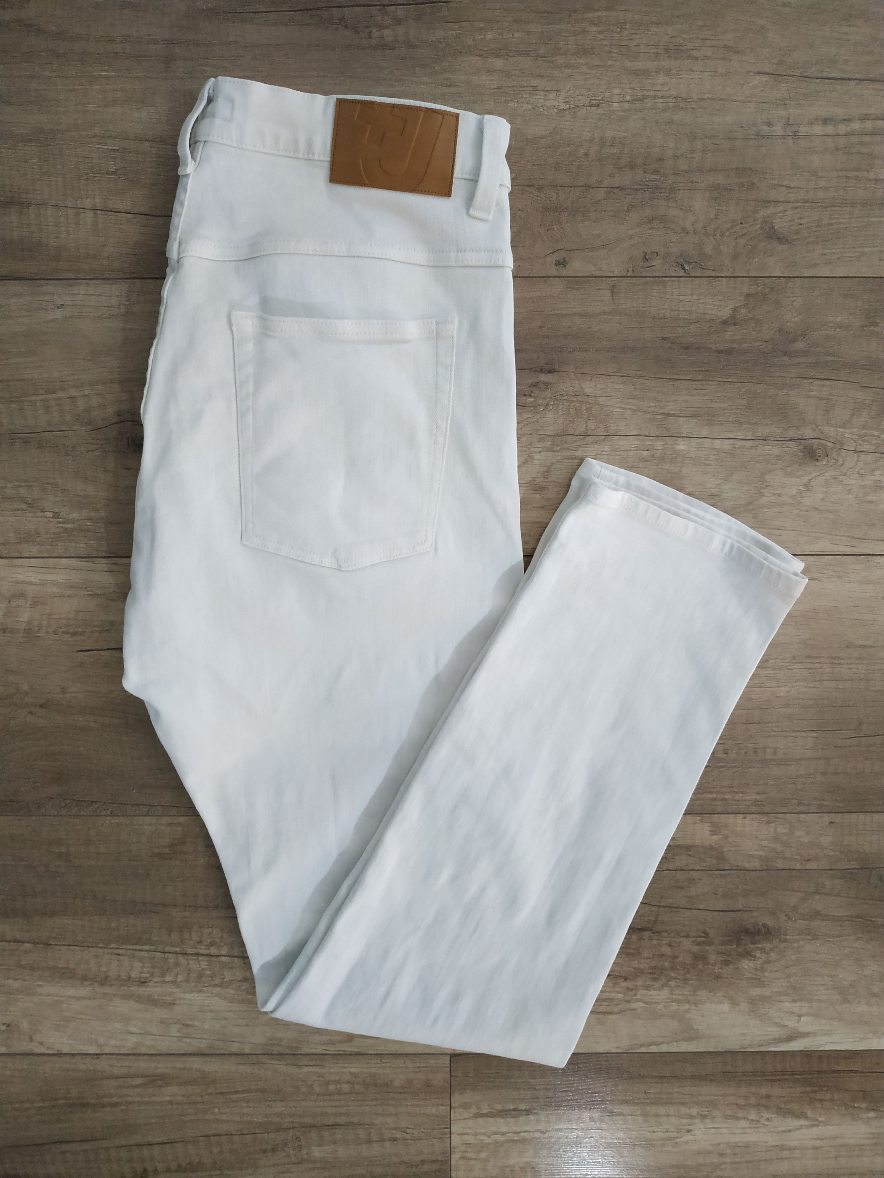 Jil Sander × Uniqlo Uniqlo x Jil Sander Men's White Jeans/ Denim Trousers, W 33 Size US 33 - 1 Thumbnail