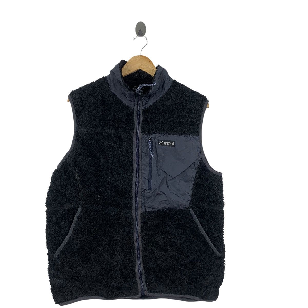 Marmot Vintage MARMOT x DESCENTE Sherpa Retro X Vest Jacket Size XL / US 12-14 / IT 48-50 - 3 Thumbnail