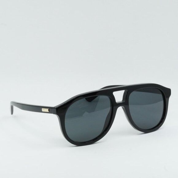 Gucci Gucci GG1320S 004 Sunglasses Black Aviator Frame Size ONE SIZE - 3 Thumbnail