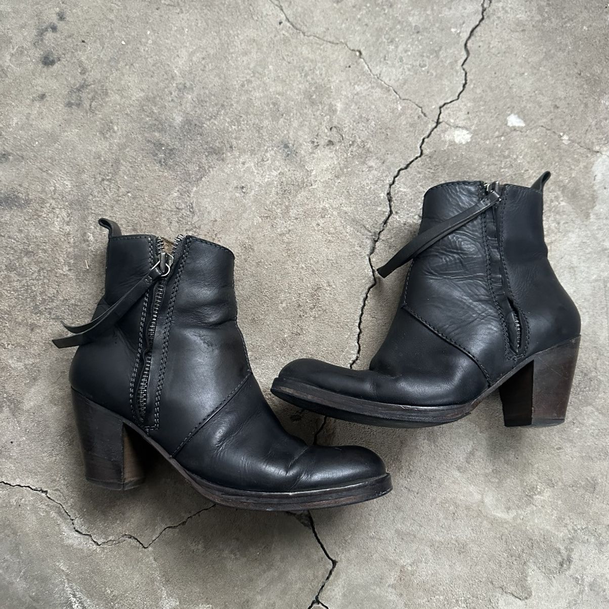 Acne Studios Rare Acne Studios platform Boots Leather Heels Ankle Size US 10 / IT 40 - 3 Thumbnail