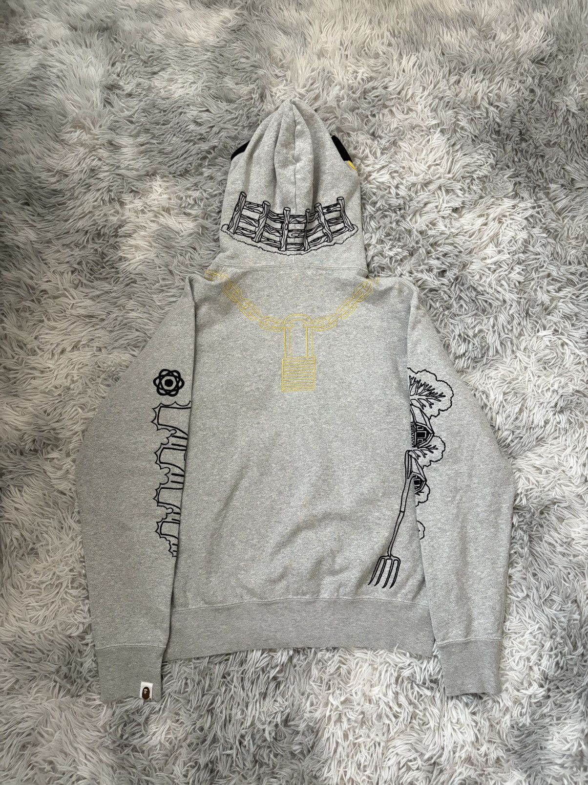Bape Holstein Cow Full Zip Hoodie Size US S / EU 44-46 / 1 - 2 Thumbnail
