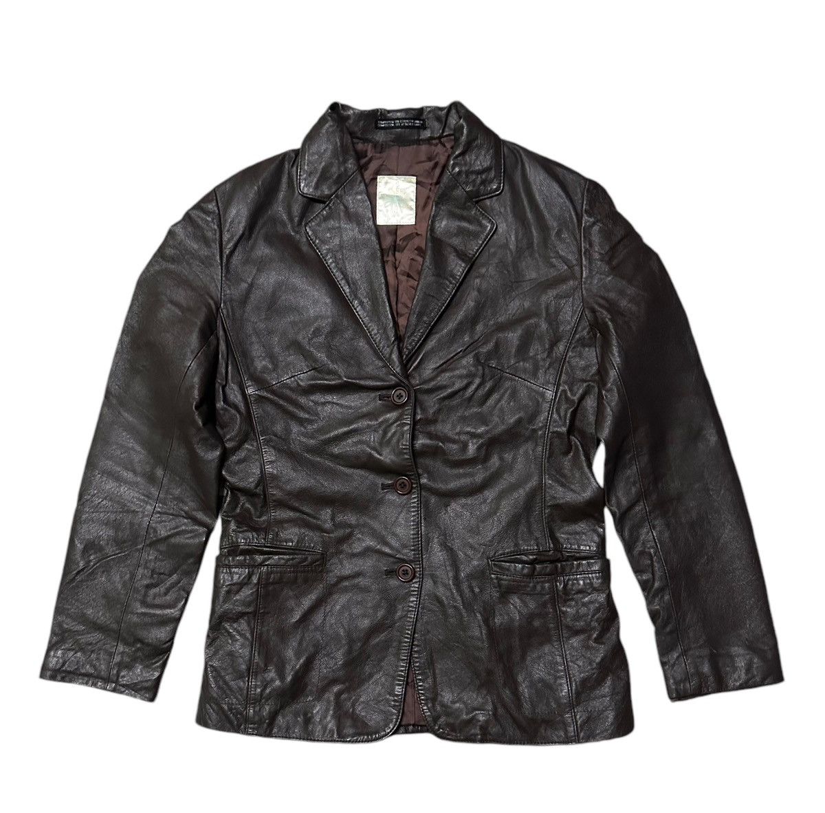 Yohji Yamamoto Ined Yohji Yamamoto leather jacket Size M / US 6-8 / IT 42-44 - 1 Thumbnail