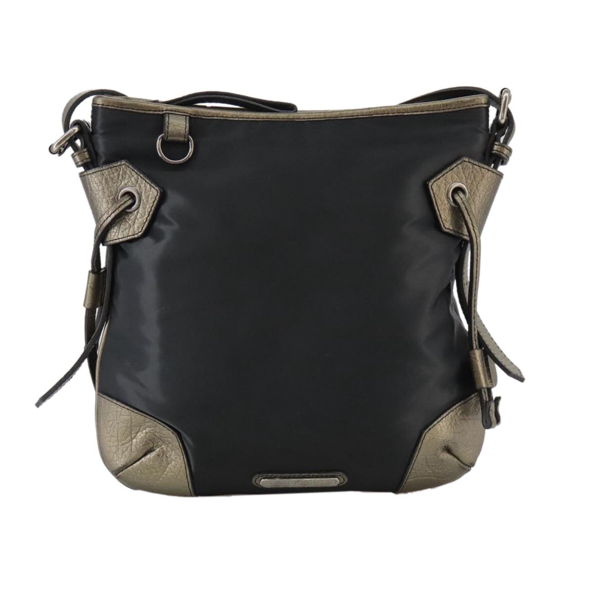 Burberry Burberry Shoulder Bag Nylon Leather Black Size ONE SIZE - 2 Thumbnail