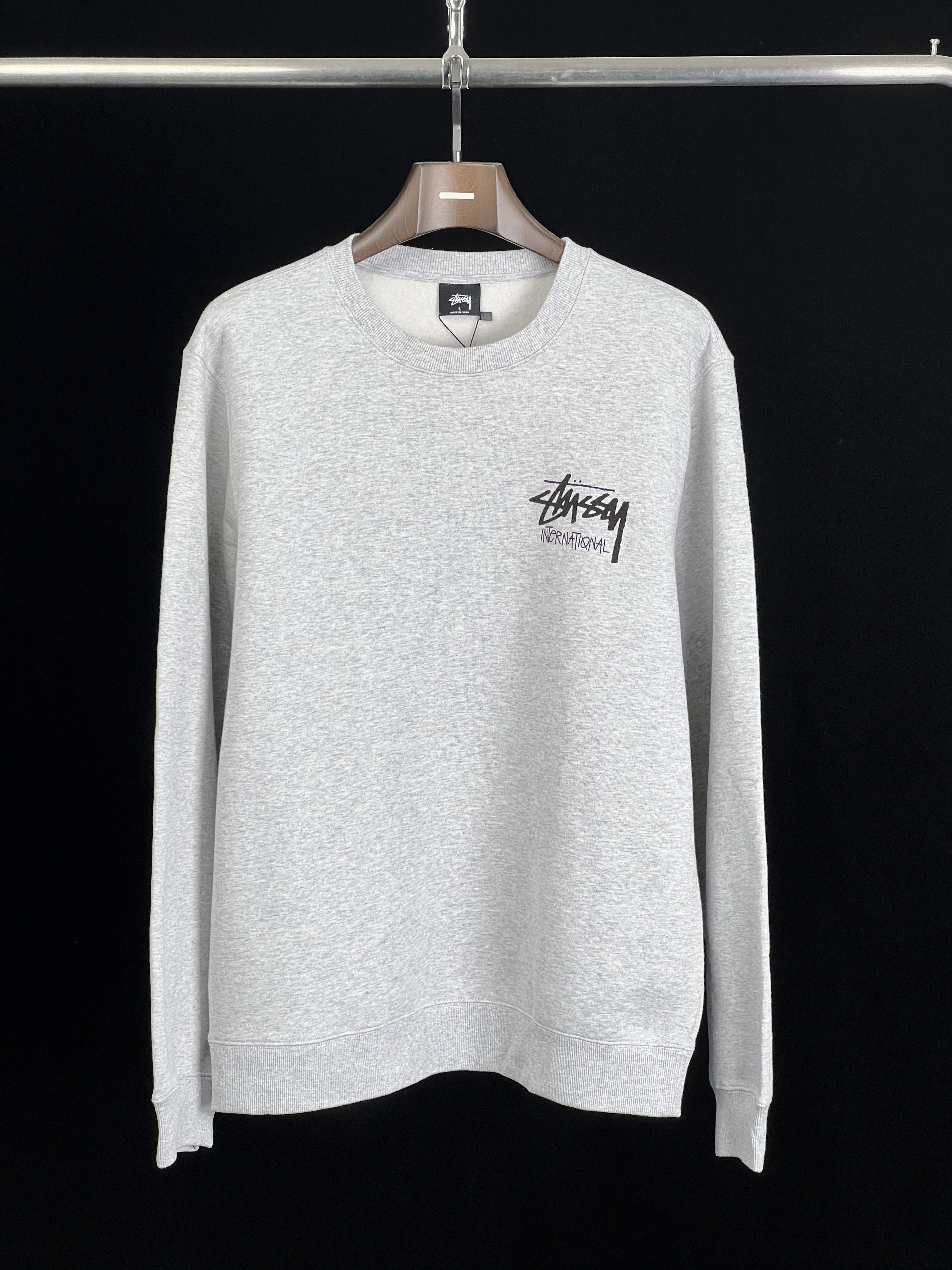 Stussy Stussy Overdyed Stock Logo Crew | Grailed