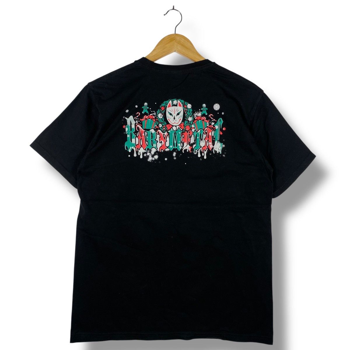 Band Tees Japanese Band BABYMETAL Merry Baby Christmas Graphic Tee Size US XL / EU 56 / 4 - 5 Thumbnail