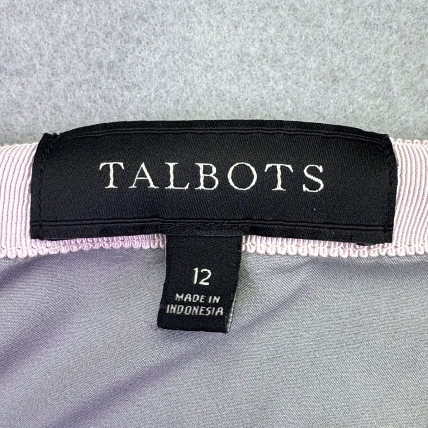 Talbots VINTAGE Talbots Skirt Women’s 12 Mini Plaid Wool Blend Black Pink Zipper Lined Wool Tweed Fall Winter Workwear Casual Mens? Size 34" / US 12 / IT 48 - 3 Thumbnail