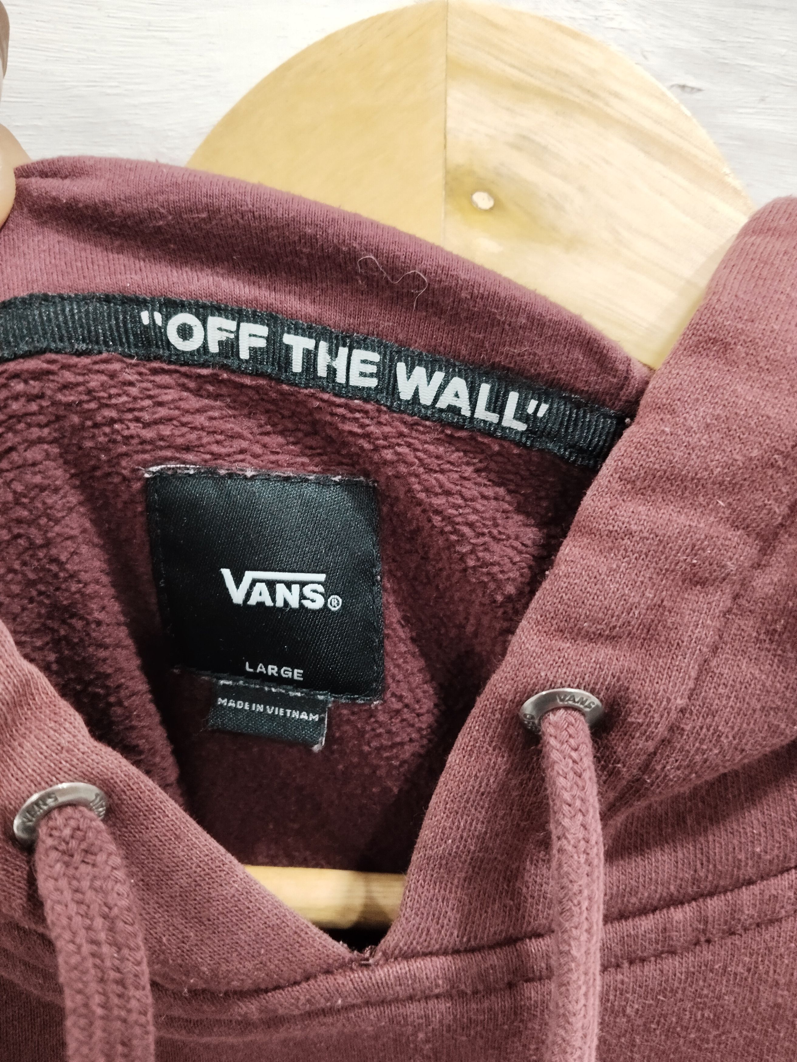 Vans Vintage 90s Vans Of The Wall Big Logo Hoodie Sweatshirt Size US L / EU 52-54 / 3 - 6 Thumbnail