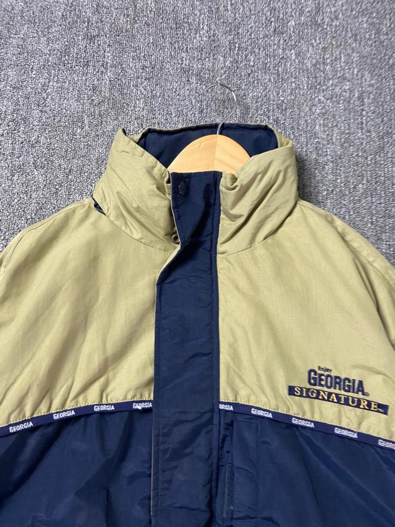 Japanese Brand Georgia Signature Two Tone Bomber Jacket (203) Size US M / EU 48-50 / 2 - 9 Thumbnail