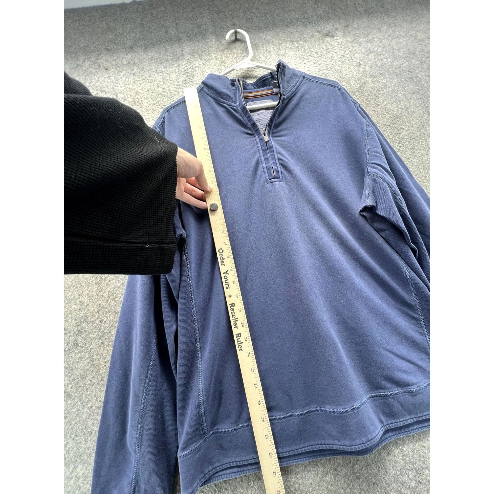 Tommy Bahama Tommy Bahama Sweater Mens L Blue 1/4 Zip Mock Neck Cotton Knit Pullover Size US L / EU 52-54 / 3 - 2 Thumbnail