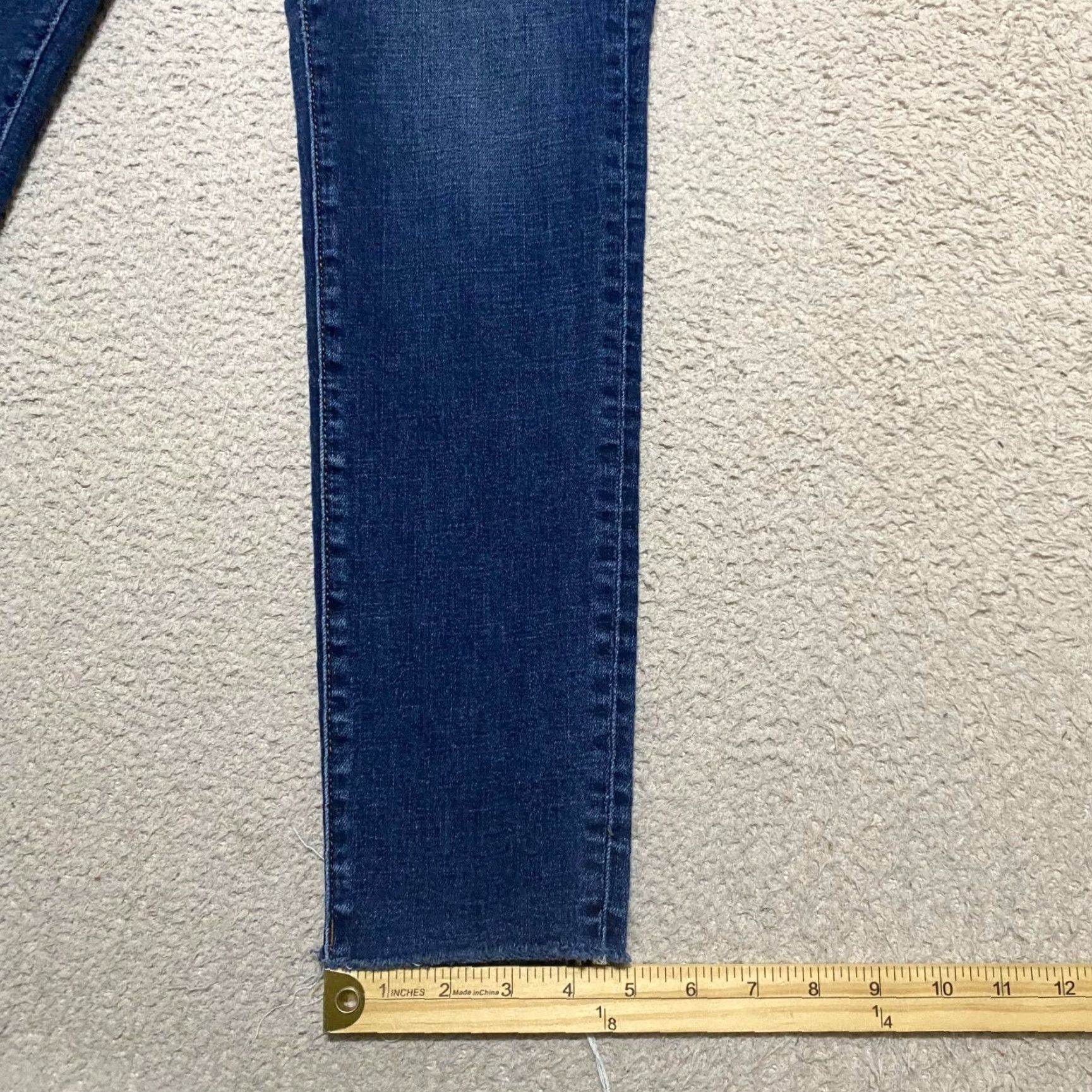 J.Crew J.CREW Jeans Blue Denim Dark Wash High Rise Skinny 28 Adult Womens Size 28 Denim Stretch Regular Size 28" / US 6 / IT 42 - 5 Thumbnail