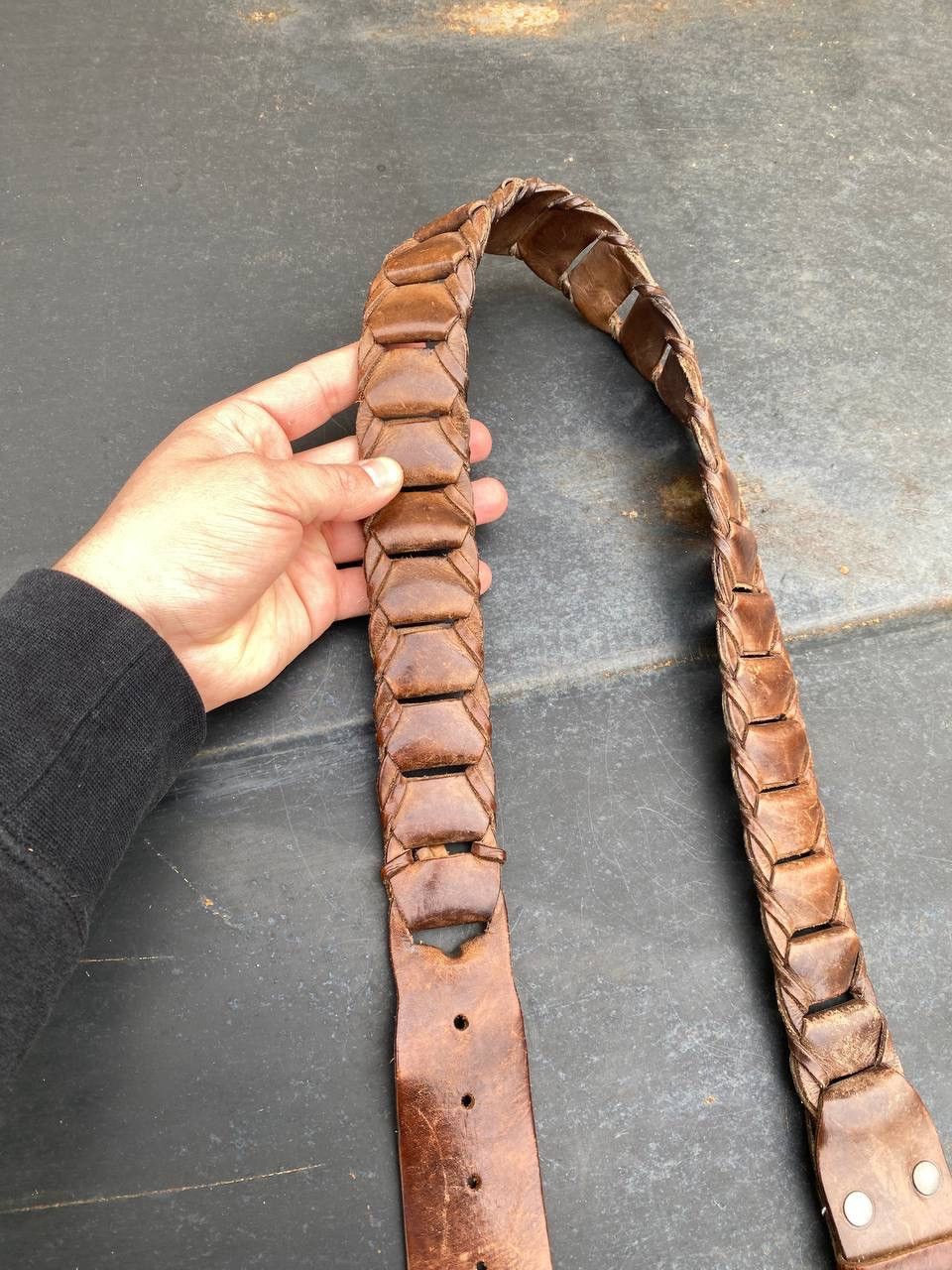 Japanese Brand × Vintage Belt vintage japanese distressed rhinestones simon style Size ONE SIZE - 7 Thumbnail