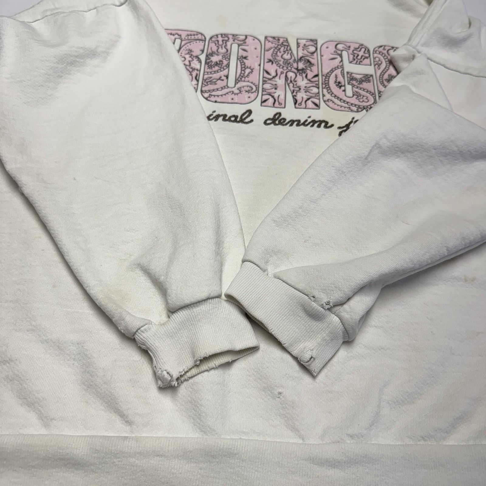 Vintage Vintage Bongo Jeans Sweatshirt Womens XL 26x25 White Crew Ne Size XL / US 12-14 / IT 48-50 - 11 Thumbnail