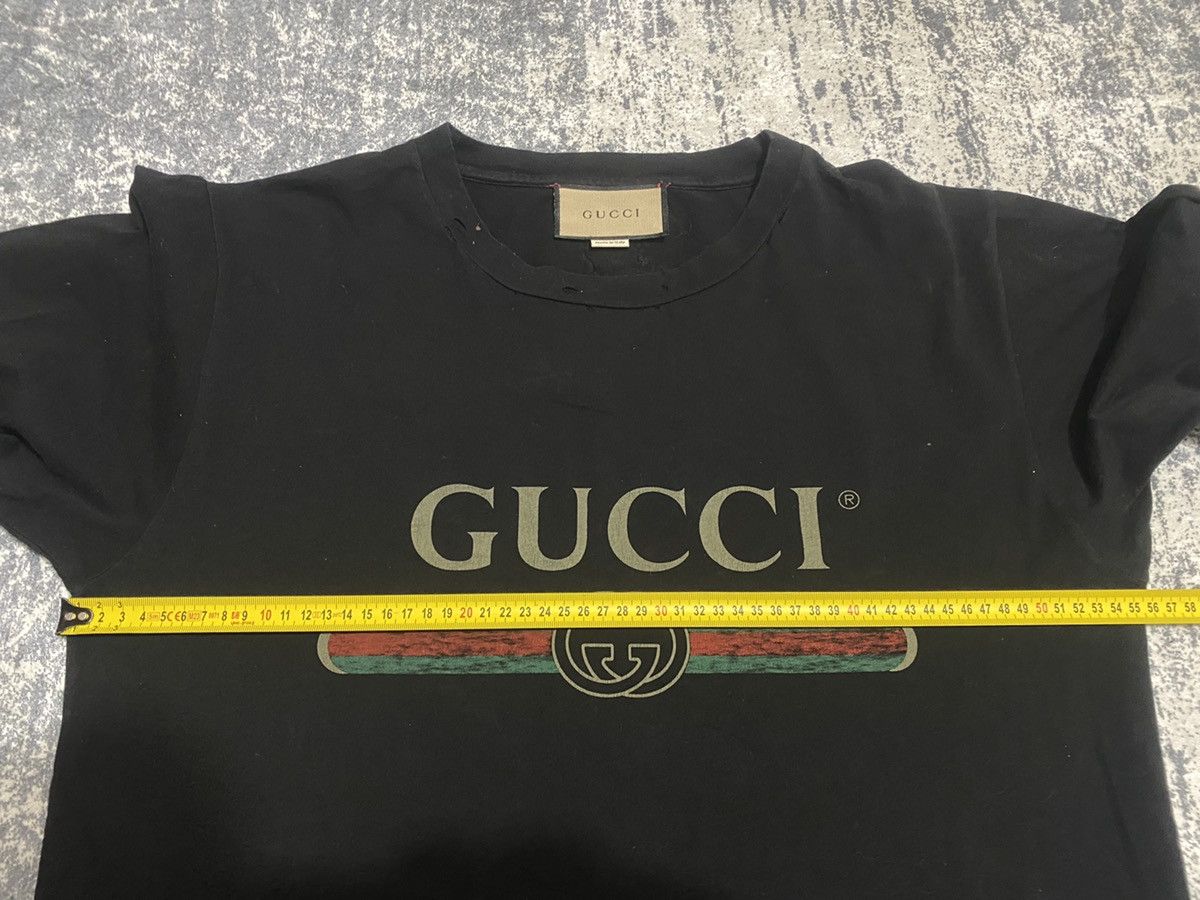 Gucci Luxury women Gucci big logo with Small flower on back Size L / US 10 / IT 46 - 17 Thumbnail
