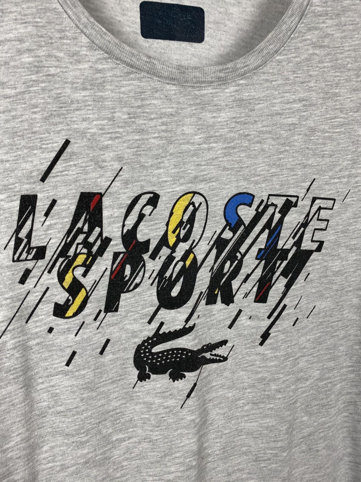 Lacoste 🐊T-Shirt Lacoste Sport Big Logo Tee🐊 Size US L / EU 52-54 / 3 - 5 Thumbnail